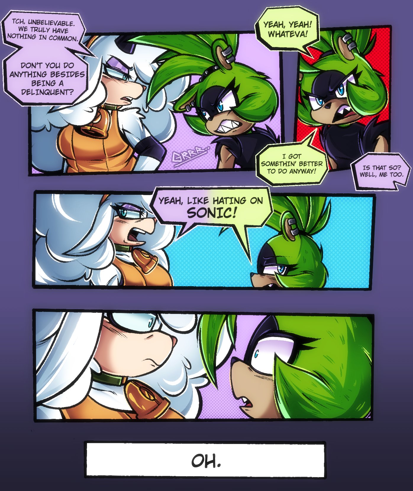 2d, female, idw comics, idw publishing, kibichi, lanolin, lanolin the sheep, mobian, mobian (species), mobian tenrec, sega, sonic (series), sonic the hedgehog (comics), sonic the hedgehog (idw), sonic the hedgehog (series), surge the tenrec, tagme