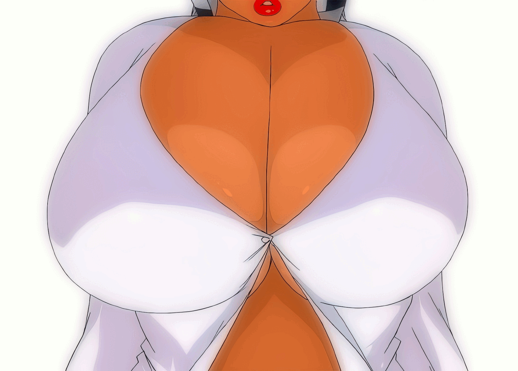 1girls, animated, asian, asian female, ass, big ass, big breasts, bimbo, bimbo body, bimbo lips, breast drop, breasts, busty, cleavage, dark skin, dark-skinned female, digital drawing (artwork), digital media (artwork), dropping, eiden, exposed breasts, exposed nipples, eyebrows, eyelashes, eyes, female, gg quatre, gigantic breasts, gri gri, grinis quatre gricom, hair, hips, huge breasts, human, hyper, hyper breasts, large breasts, larger female, legs, lips, long hair, massive breasts, mature, mature female, open shirt, purple eyes, school uniform, thick, thick legs, thick lips, thick thighs, thighs, thong above skirt, upper body, voluptuous, white hair, wide hips