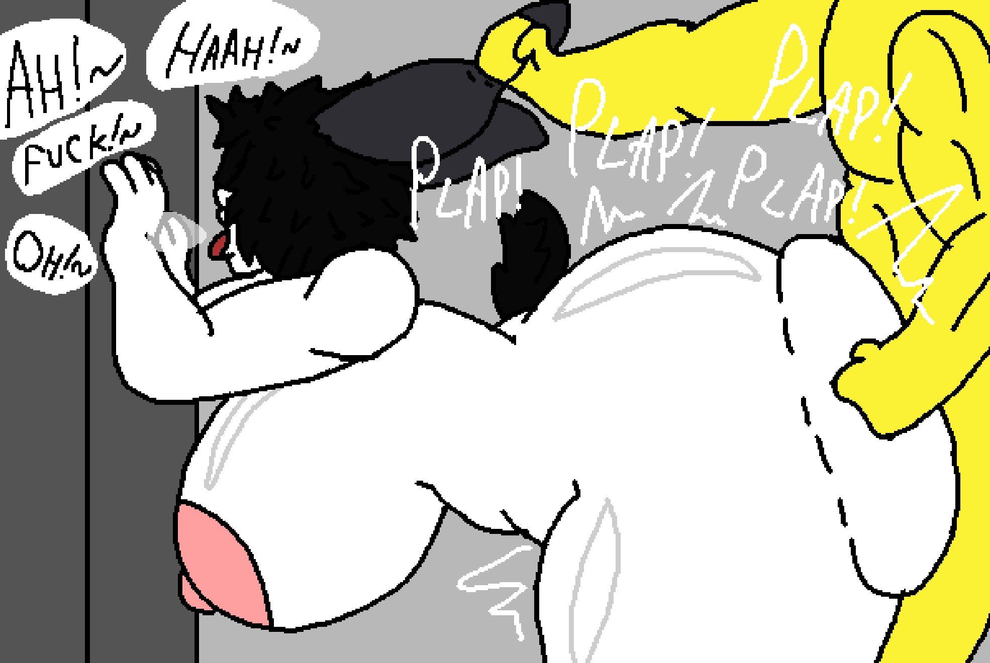 1boy1girl against_wall big_ass big_breasts mike_(mikenoob) mikenoob oc roblox robloxian self_upload straight tagme