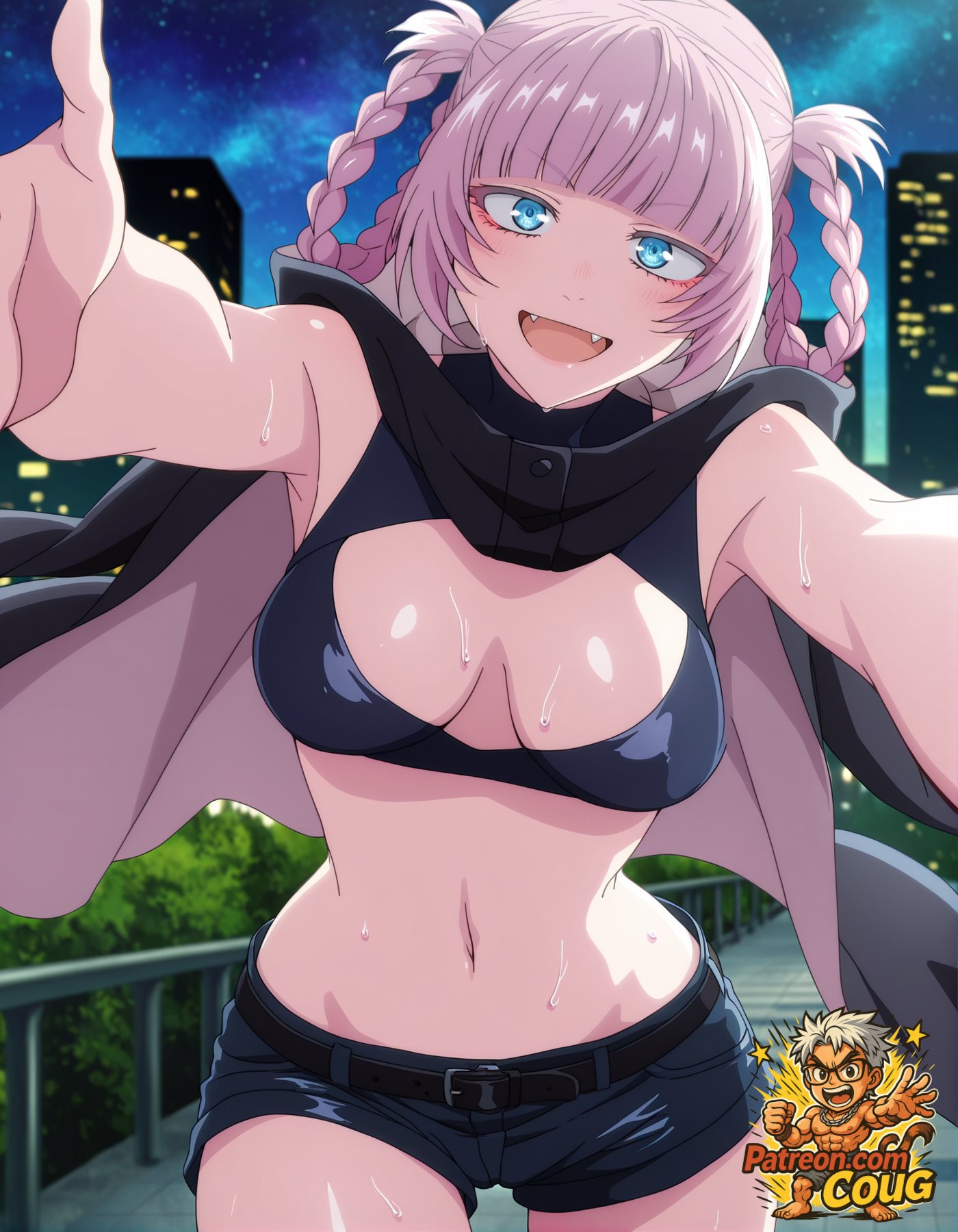 ai assisted, ai generated, call of the night, coug, female, female only, nanakusa nazuna, stable diffusion