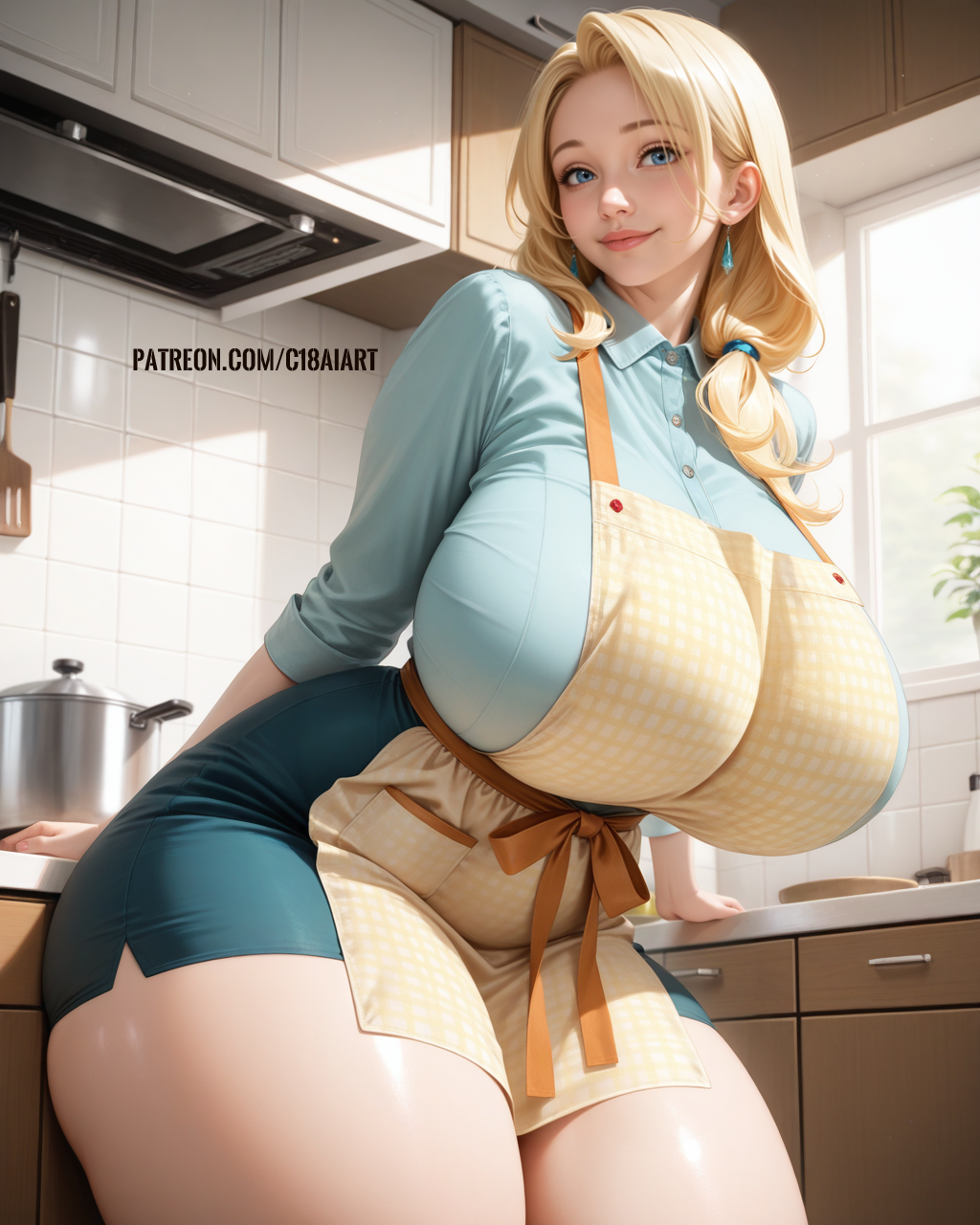 1female 1girls ai_generated big_breasts c18aiart female original original_character solo solo_female