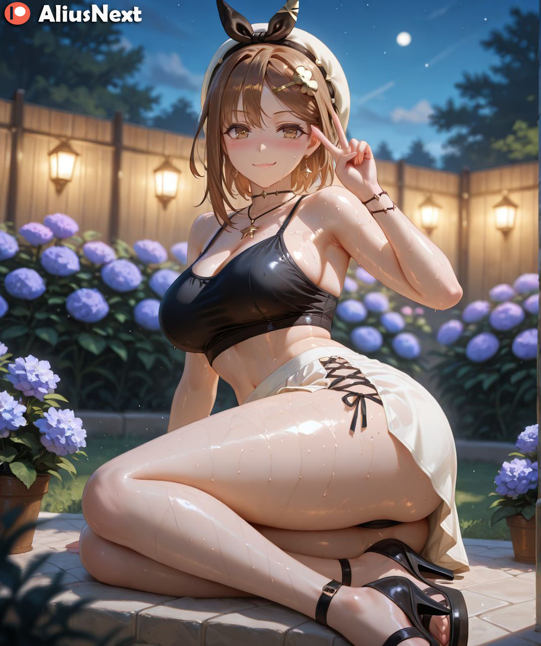 1girls ai_generated aliusnext atelier_(series) atelier_ryza big_ass big_breasts breasts breasts brown_hair female hi_res high_quality high_resolution highres huge_ass huge_breasts light-skinned_female light_skin lingerie massive_ass massive_breasts mature mature_female patreon reisalin_stout sweat sweatdrop sweating sweaty sweaty_body sweaty_breasts thick thick_ass thick_hips thick_legs thick_lips thick_thighs voluptuous voluptuous_body voluptuous_female