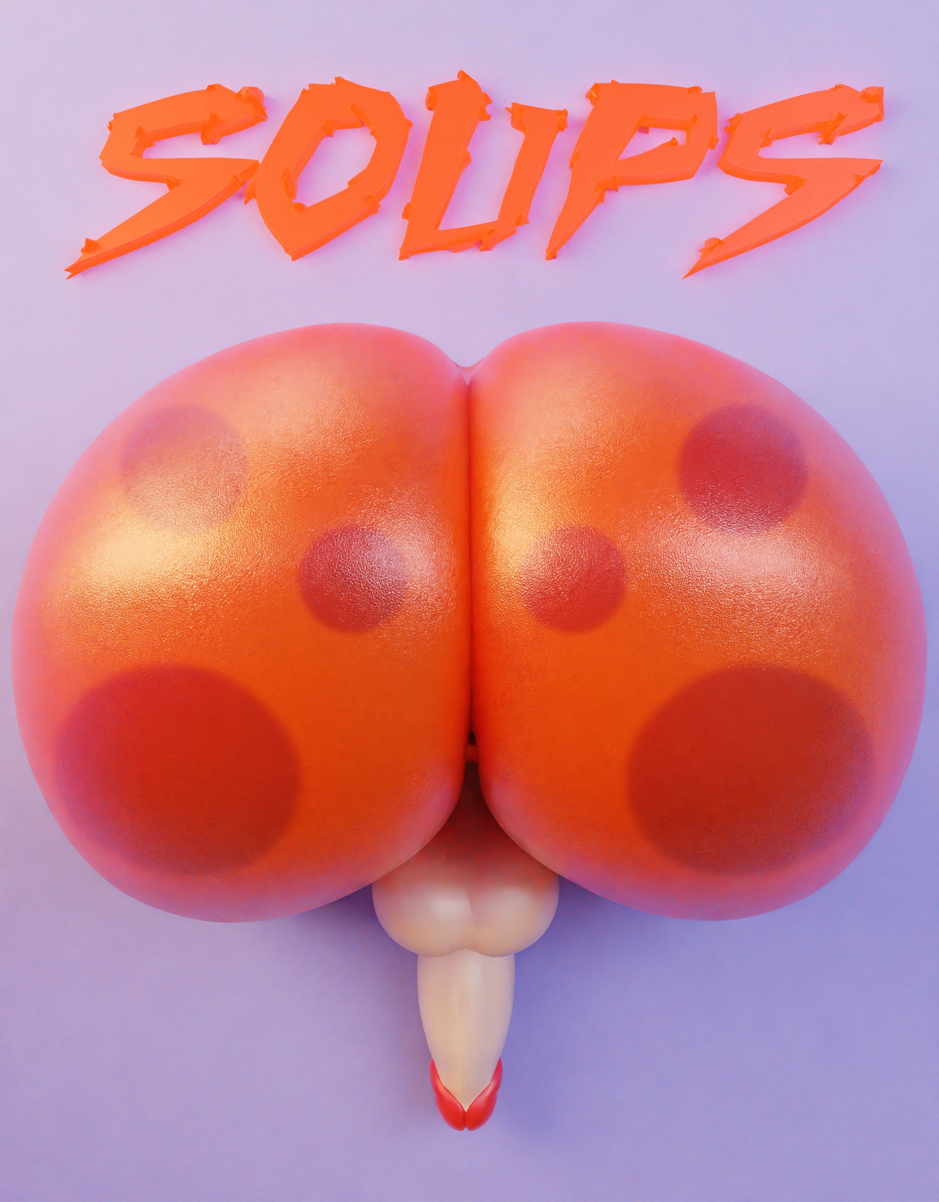 3d, 3d (artwork), anthro, ass, ass focus, big ass, big butt, bubble ass, bubble butt, bubble butt (male), canine, fox, geometryboy18, glory hole, glory wall, male, orange fur, penis, simple background, solo, solo anthro, solo male, soups (superiorfox), stuck, stuck in wall, through wall, tiny penis, twitter username