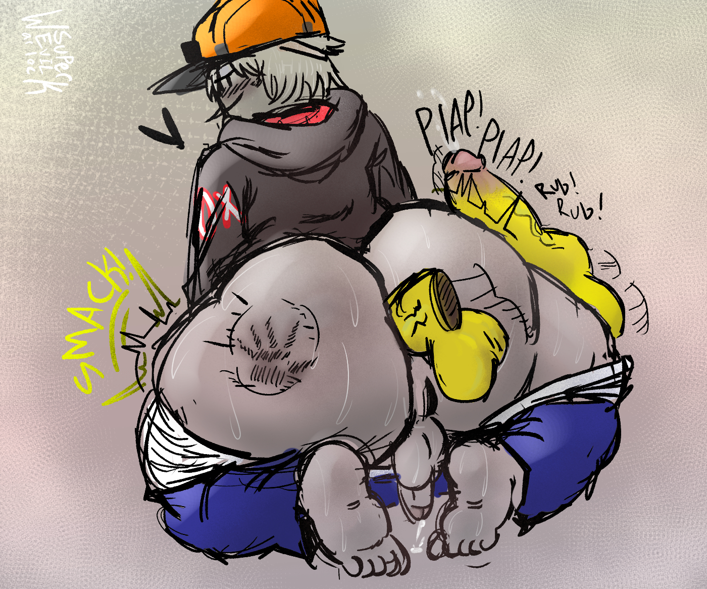 3boys, anal, anal sex, anus, artist name, ass, ass focus, balls, big ass, builderman, clothed, clothing, disembodied penis, feet, femboy, gay, gay sex, huge ass, male, male only, male/male, noob (roblox), onomatopoeia, penetration, penis, presenting, presenting hindquarters, roblox, roblox avatar, robloxian, sex, spank marks, spanking, superevilwarlock, tagme, yaoi