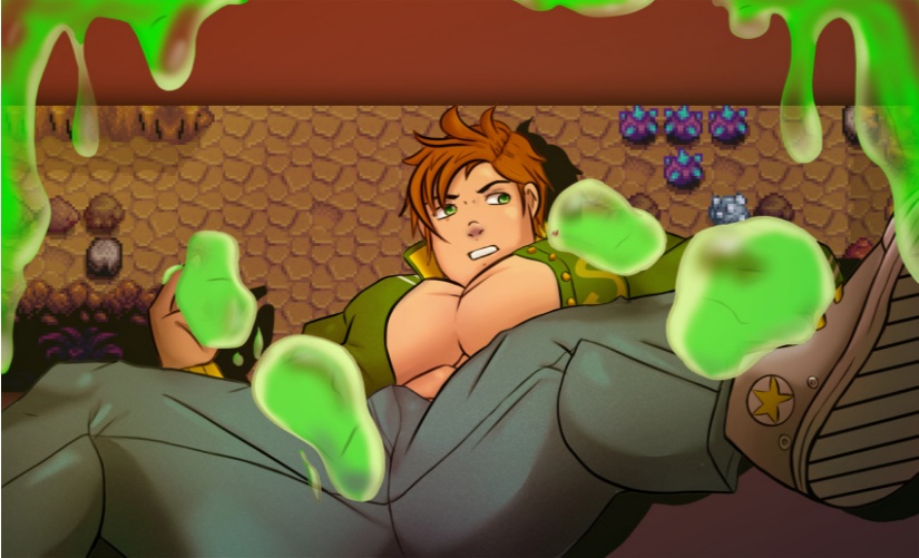 brown_hair green_eyes muscle solo tagme