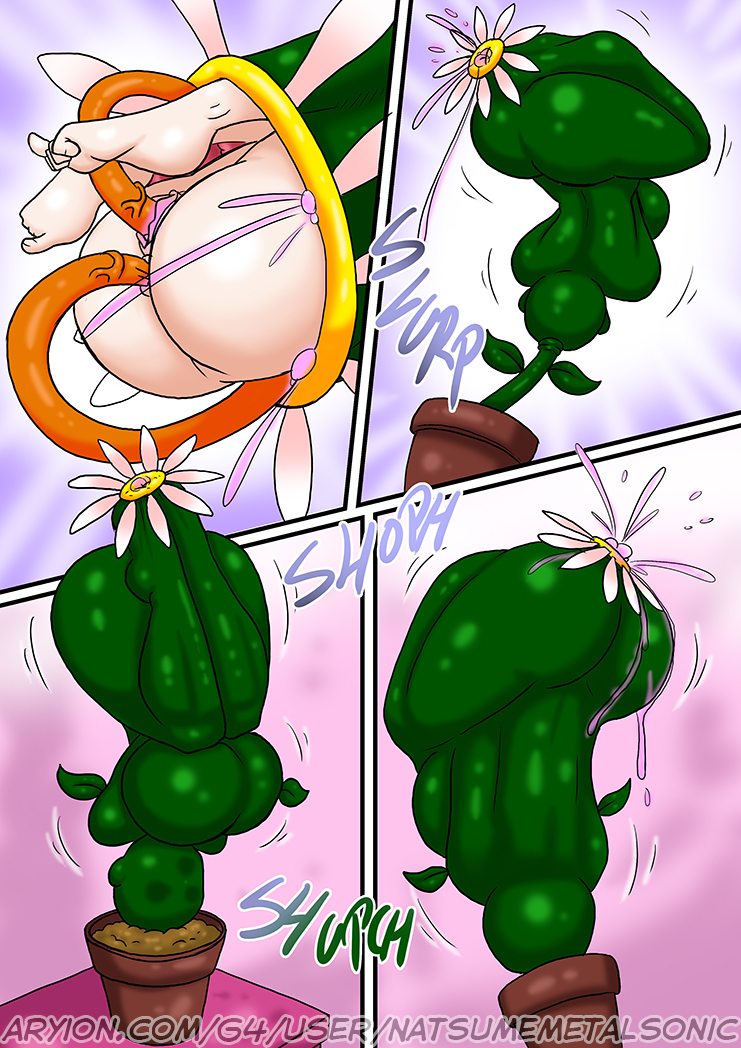 digestion flower flower_vore natsumemetalsonic thick_ass thick_body vore