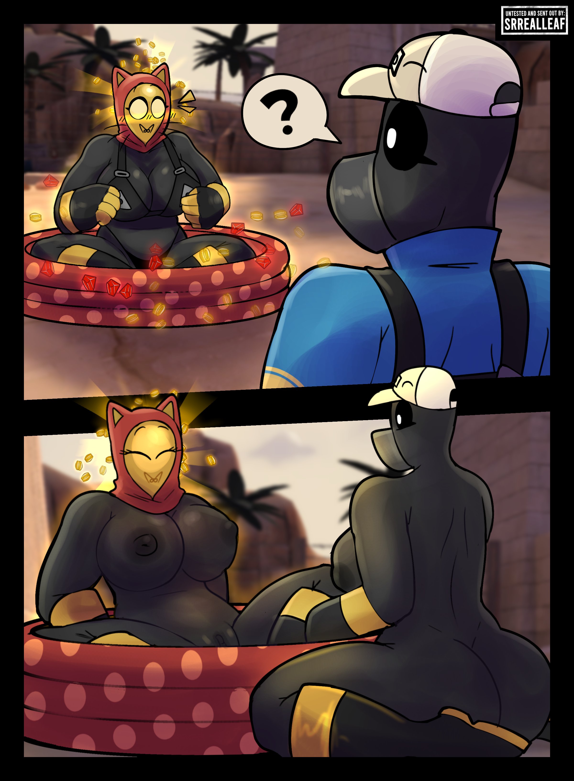 female, fempyro, pool, pyro, srrealleaf, tagme, team fortress 2