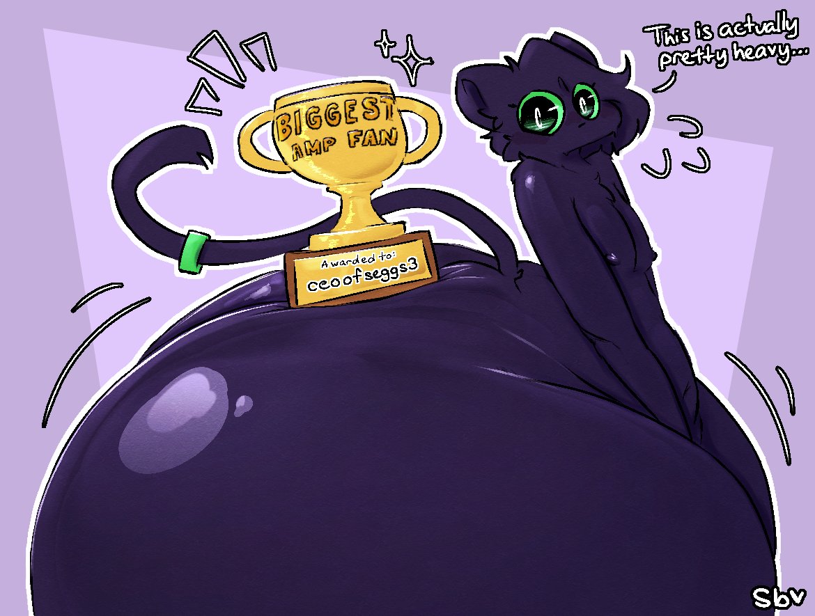 1boy amp_(lewdcoalpuff) ass big_ass black_body black_fur black_hair bottom_heavy celebration feline furry huge_ass hyper hyper_ass lewdcoalpuff massive_ass thick thick_ass thick_legs trophy wide_ass wide_hips wide_thighs