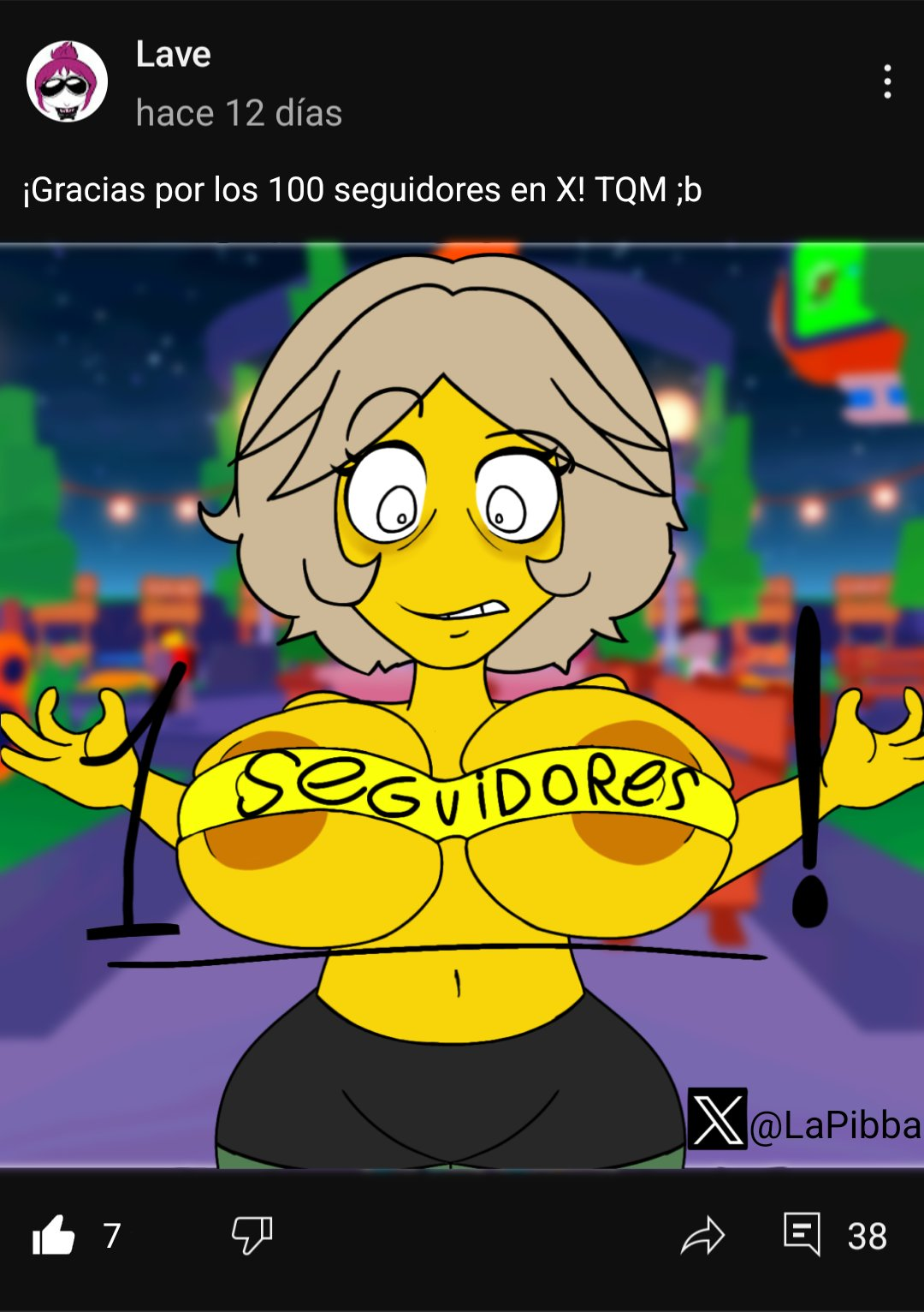1girls, areolae, breasts, female, lapibba, layunu, nipple bulge, noob (roblox), roblox, roblox avatar, robloxian, soylave, spanish text, tagme, youtube, youtube hispanic, youtuber
