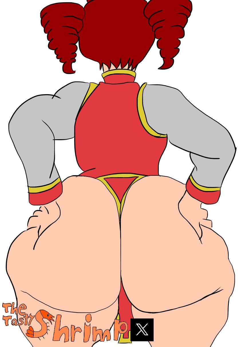 ass, ass focus, back view, big ass, grabbing own ass, huge ass, hyper ass, kasane teto, odochina, presenting, presenting hindquarters, red eyes, red hair, tagme, thetastyshrimp, twin drills