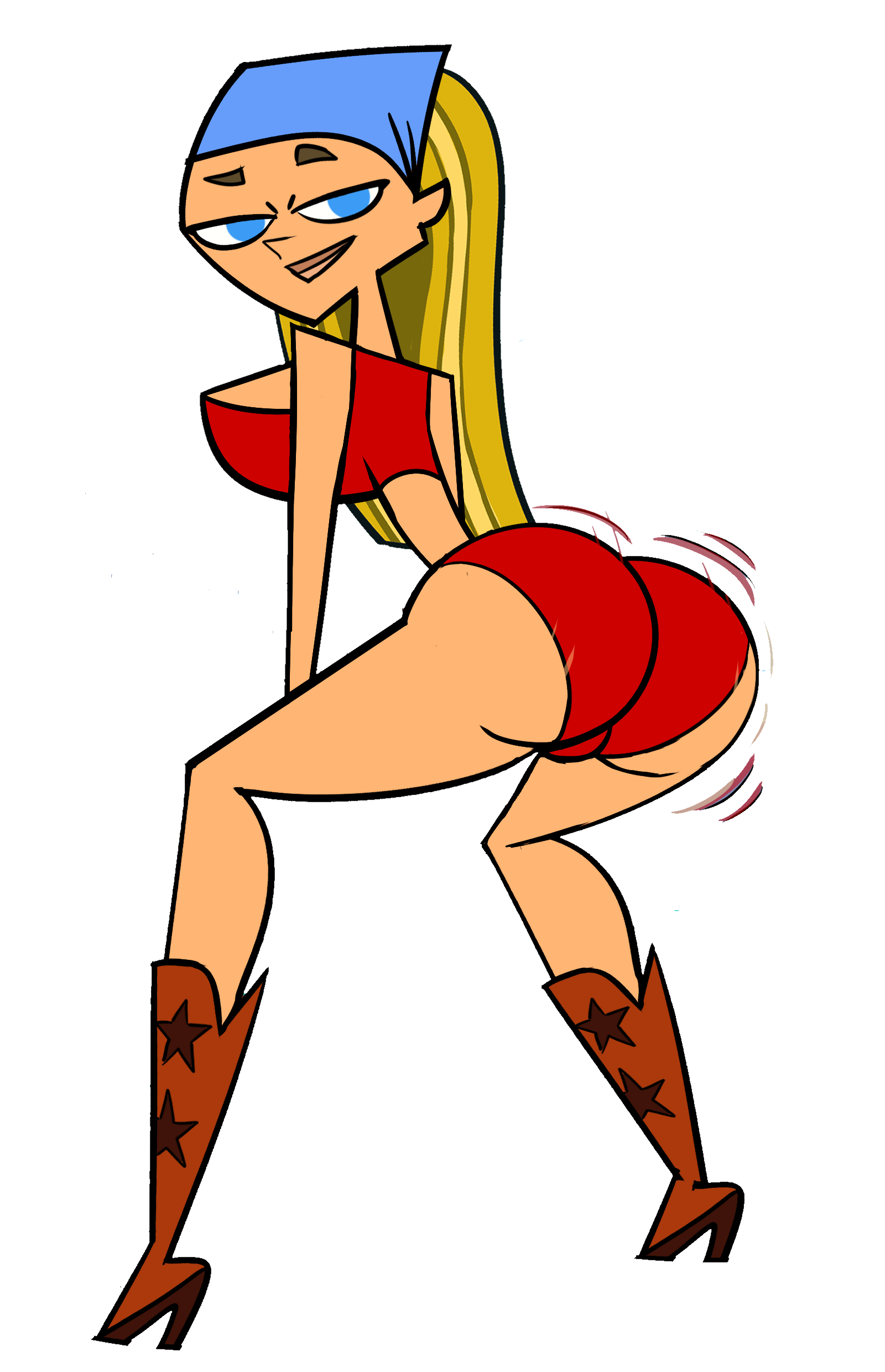 1girls, ass, big ass, big butt, bigass, bigbutt, cartoon network, clothed, edit, female, lindsay (tdi), solo, tagme, tagme (artist), tagme (source), total drama island, twerking