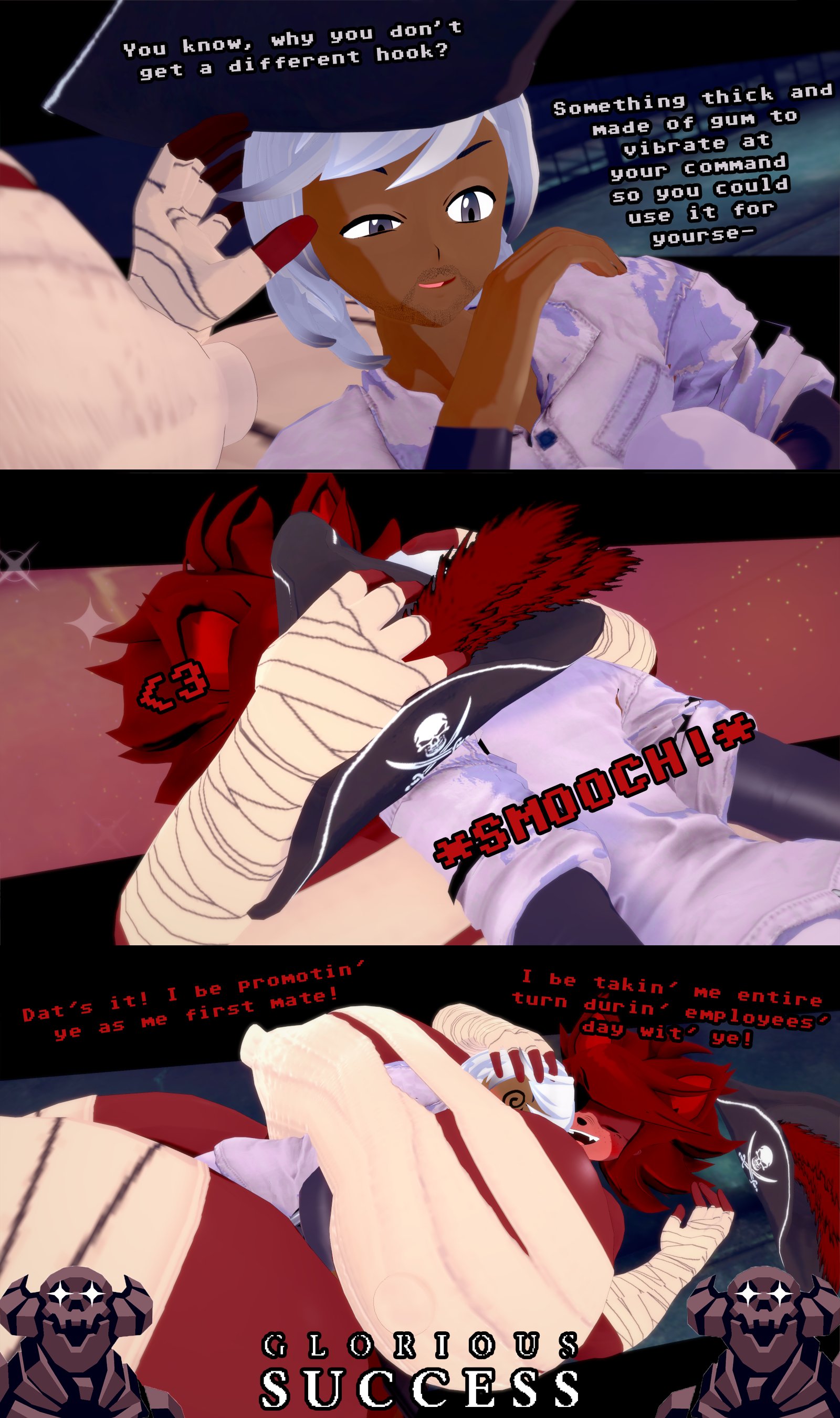 1girls, 3d, 3d (artwork), bigger female, breasts, elchuniloco, female, fexa, fexa (cryptia), five nights at freddy's, fox girl, foxy (fnaf), fredina's nightclub, furry, giantess, hourglass figure, huge ass, huge breasts, larger female, size difference