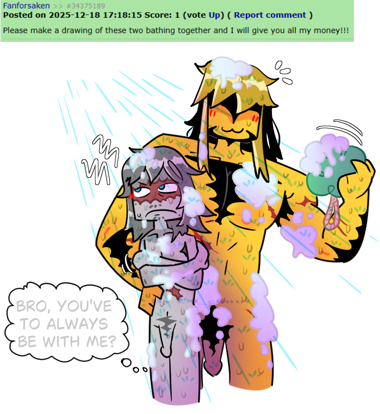 bath, bathing, chance (forsaken), forsaken (roblox), gay, mafioso (forsaken), roblox, roblox game, robloxian, rule 34 comment, tagme, tagme (artist)