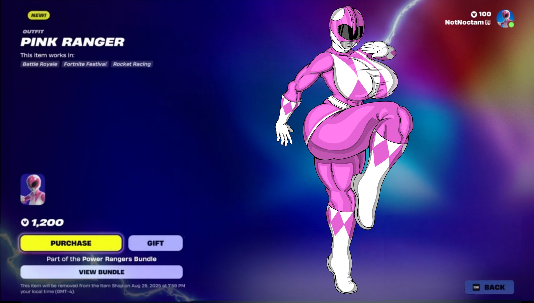 1girls, alternate version available, bottom heavy, clothed, clothed female, clothing, english, english text, female, female focus, female only, fortnite, huge ass, huge breasts, large ass, large breasts, mighty morphin power rangers, partially clothedskindentation, pink ranger, power rangers, skin tight, tight clothestop heavy, tight clothing, tight fit, yiomo