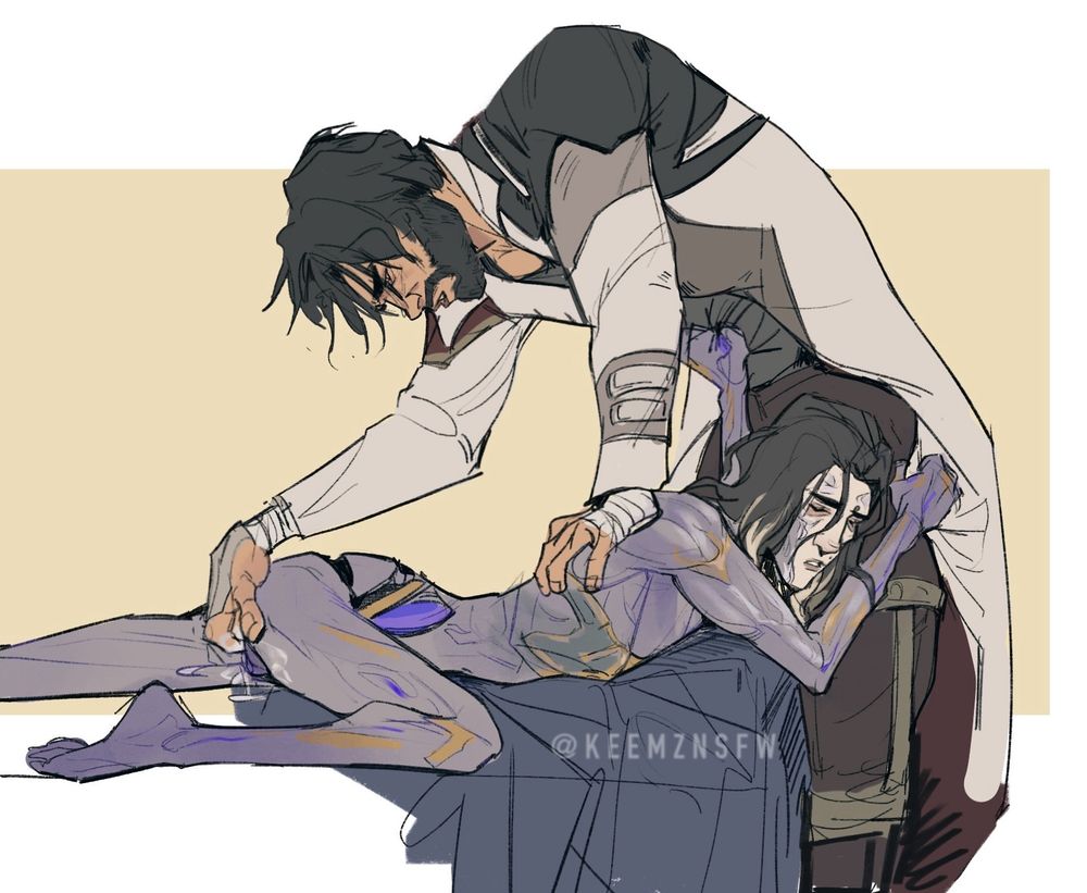  at another, 1cuntboy, 2boys, 2d, 2d (artwork), andromorph bred, andromorph breeding, andromorph creampied, andromorph/male, arcane, arcane jayce, arcane viktor, beard, bearded, bed, bigger male, bigger penetrating smaller, black hair, breeding, brown hair, clitoral hood, clitoral stimulation, clitoris, clothed, clothed male, clothed male nude male, clothed sex, clothing, color, colored, colored skin, commune, cum, cum drip, cum in pussy, cumshot, cuntboy, cuntboy on male, cuntboy penetrated, cuntboy/male, daddy and twink, dark skin, dark-skinned male, digital media (artwork), dominant male, dripping pussy, dripping wet, erotic, exhibitionism, eye contact, femboy, feminine male, finger, fingering, fully clothed, gay, gay male, gay sex, hand on pussy, hexussy, intersex, jayce talis, jayvik, keemznsfw, large clitoris, league of legends, light-skinned male, long hair, long hair male, looking, looking at partner, male, male only, masculine gay, masculine male, moaning, moaning in pleasure, moaning loud, mole above mouth, muscular, muscular male, naked, naked male, nude, nude male, outside, outside sex, pale skin, pale-skinned male, panting, pants, partially clothed, purple body, purple penis, purple pussy, purple skin, pussy, pussy focus, pussy juice trail, pussy peek, romantic, romantic couple, romantic sex, rubbing pussy, shaved pussy, size difference, skinny male, smaller male, smaller penetrated, squirting, submissive male, tan skin, tdick, tearing up, tears of pleasure, thrusting into pussy, trans man, transgender, transgender man, transmasc, twink, vagina, vaginal juices, vaginal penetration, vaginal sex, viktor (league of legends), wet pussy, yaoi