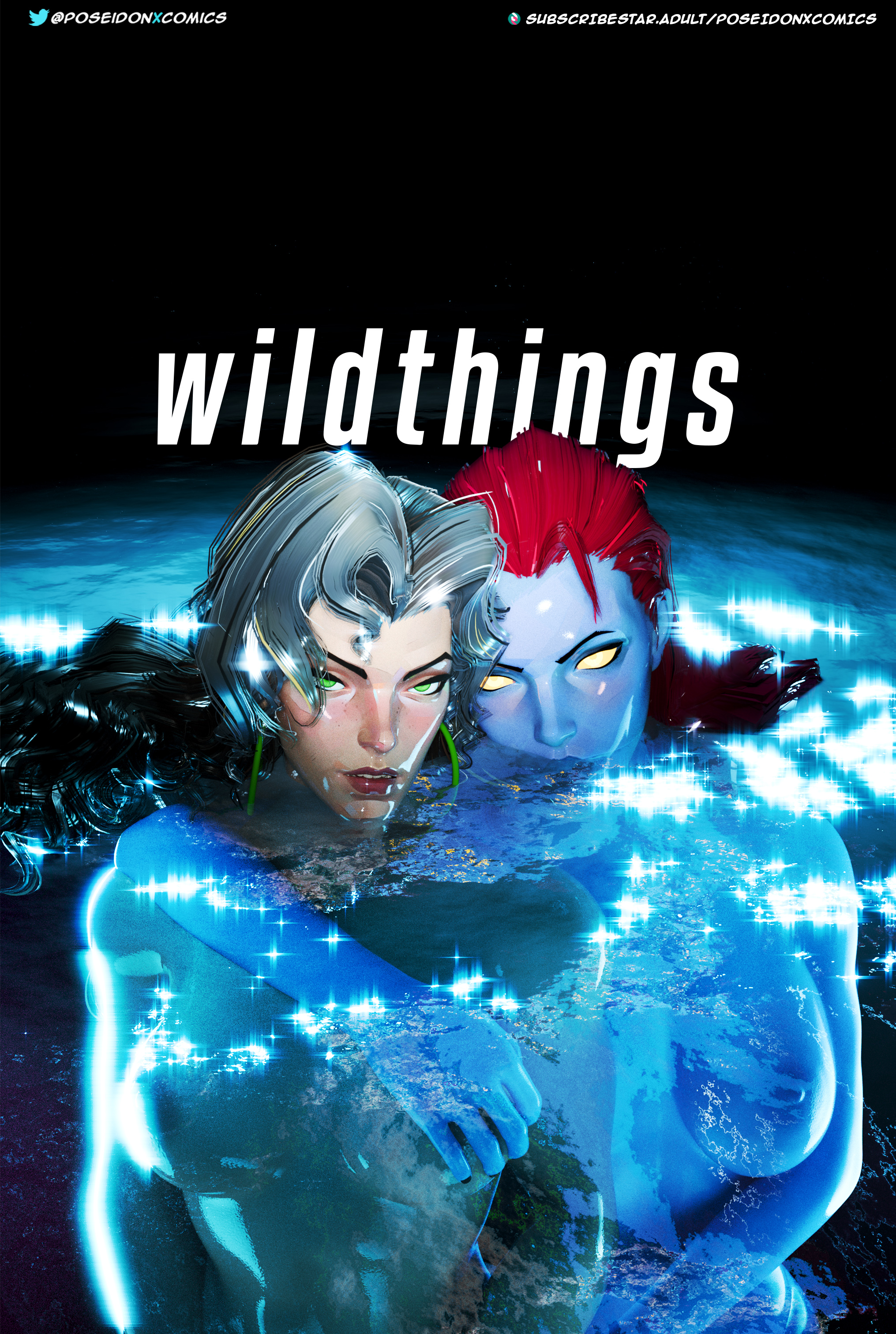 3d, 3d (artwork), marvel, marvel comics, marvel rivals, mother and daughter, mystique, mystique (marvel), parody, pool, poseidonx, raven darkholme, rogue (marvel rivals), rogue (x-men), x-men