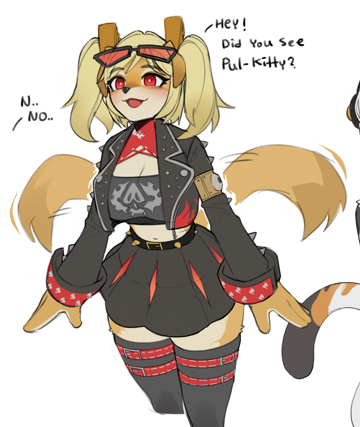 big_breasts breasts cleavage female furry huge_breasts janjin192 tagme thick_thighs wide_hips