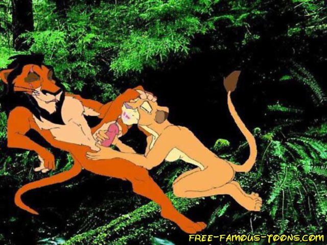 anthro disney erect_penis feline female free-famous-toons fur furry furry_only lion male mammal nala penis scar_(the_lion_king) straight the_lion_king