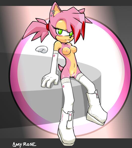 amy_rose beige_skin color female female_only fur furry hedgehog nanojam pink_fur sega skin solo sonic_(series) straight_hair