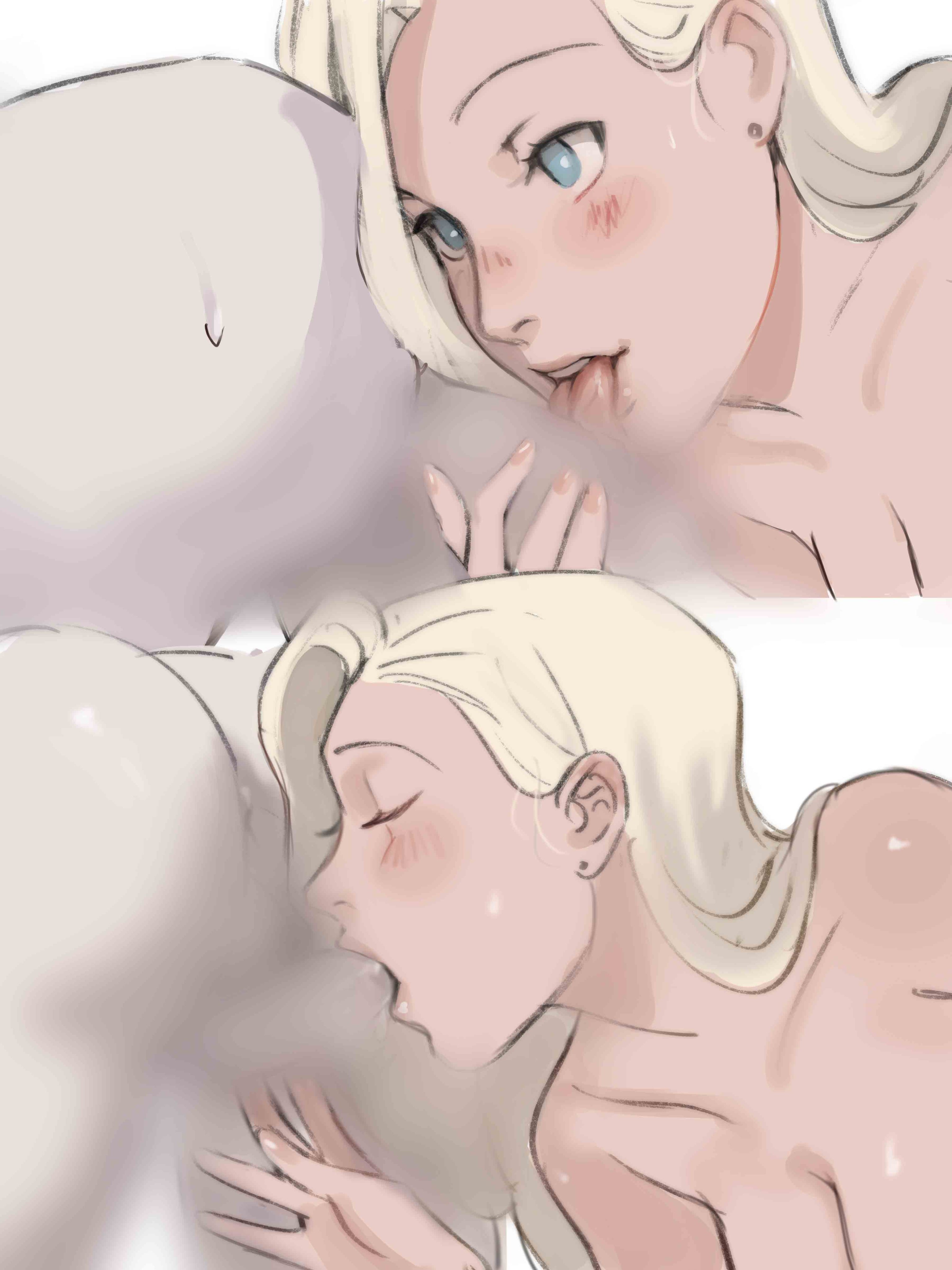 1boy, 1girls, absurd res, ass, blonde hair, blowjob, blue eyes, blush, boruto: naruto next generations, breasts, canon couple, closed eyes, comic, couple, dominant female, ear piercing, earrings, fellatio, female, femdom, from behind, from behind position, hair over one eye, hi res, high resolution, highres, holding penis, husband and wife, ino yamanaka, jewelry, light skin, light-skinned female, light-skinned male, lips, lipstick, male, married couple, monday mint, nail polish, naruto, naruto (series), naruto shippuden, naruto: the last, oral, painted nails, pale skin, pale-skinned female, pale-skinned male, penis, pink lips, pink lipstick, pink nail polish, pink nails, sai, shounen jump, story, submissive male, tongue, tongue out, very high resolution, white background, yamanaka ino