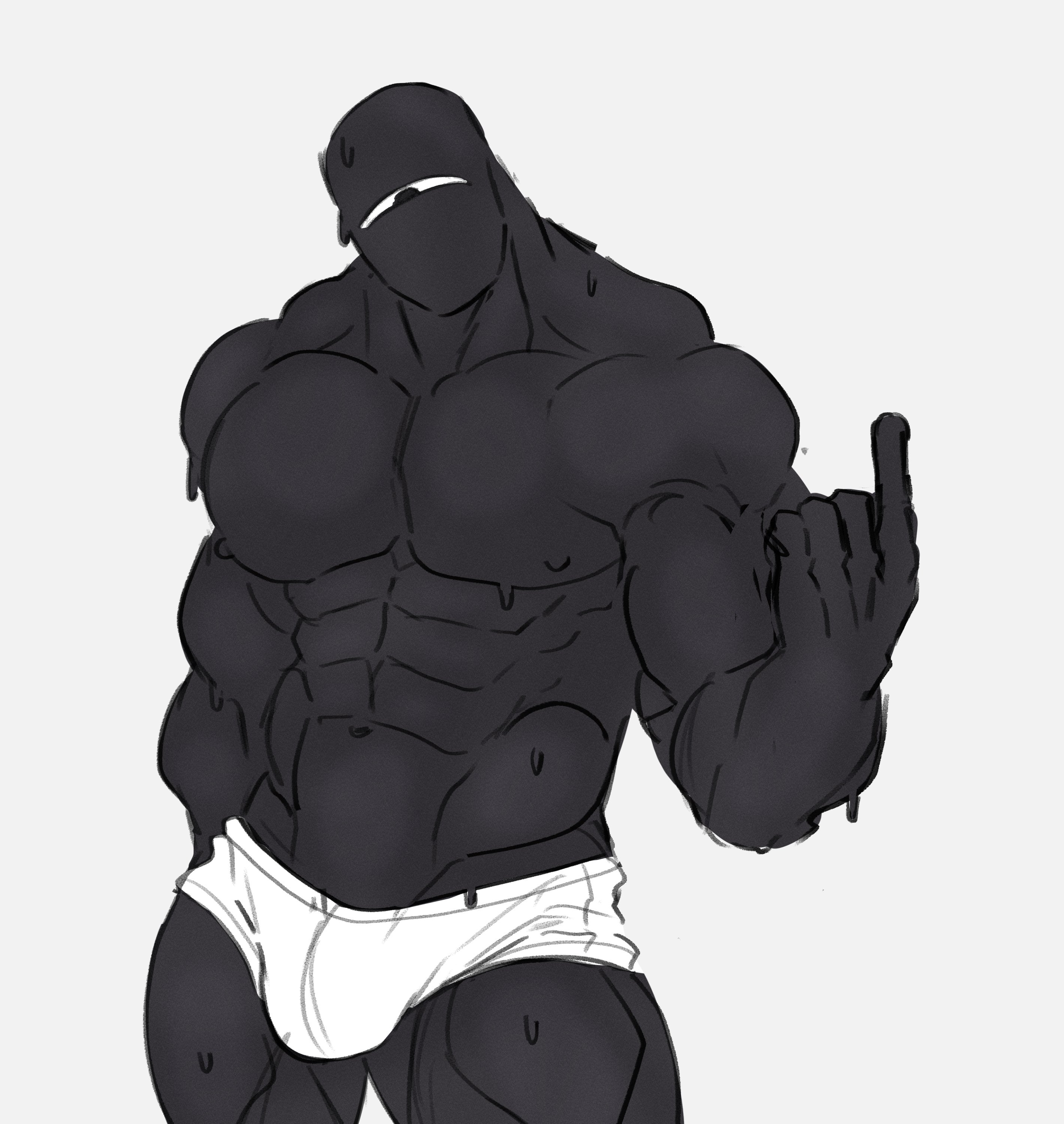 1 eye, 1boy, artist request, doors (roblox), gay, gay sex, male, male only, muscles, muscular, repost, roblox, roblox game, seek (doors), sex, source request, tagme, underwear, underwear only