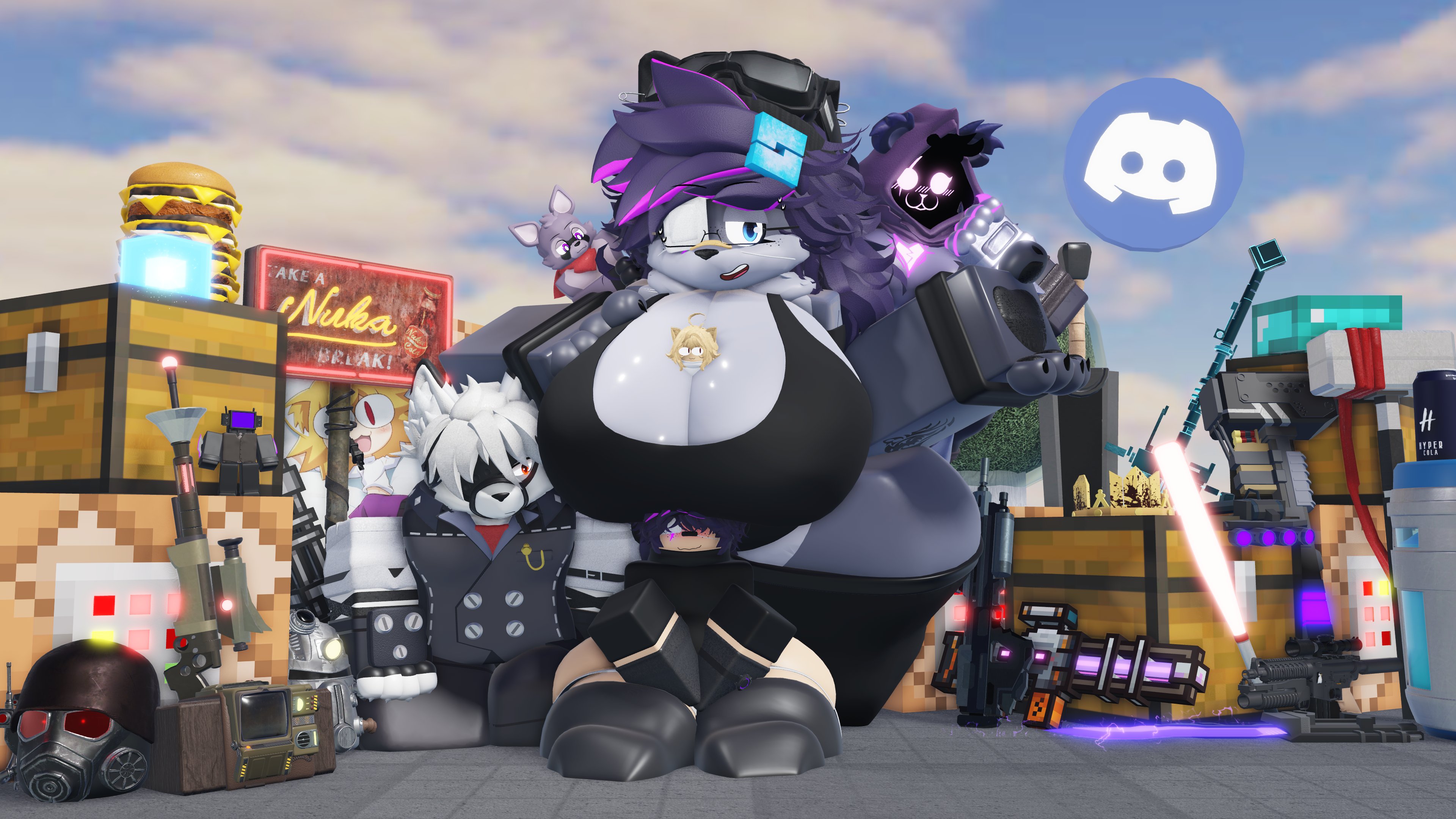 3d, baseplate, big breasts, breasts, caffinatedbuns, cleavage, discord (app), fallout, female, fortnite, furry, image, indigo park, male, mihoyo, minecraft, mojang, neco-arc, original character, original characters, pixel gun 3d, rambley raccoon, raven team leader, roblox, robloxian, tagme, thick, thick thighs, thigh, von lycaon, zenless zone zero