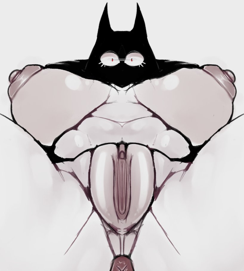 alternate version available, angry, big breasts, black hair, breasts, catwitch (xarop77), covered face, domestic cat, feline, female, juicy pussy, mammal, nude, presenting pussy, pussy, pussy juice, sausesheep, sheepsause, tagme, white background, white fur, xarop77