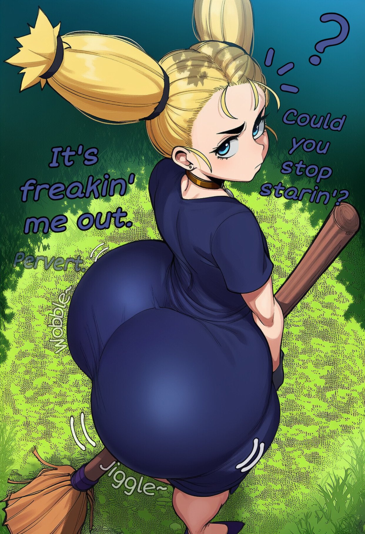 1girls, ai generated, ass, ass focus, big ass, black dress, breasts, broom, curvaceous, curvaceous body, curvaceous female, curvaceous figure, curvy, curvy female, curvy figure, dress, female, female only, flat chest, flat chested, huge ass, jujutsu kaisen, massive ass, momo nishimiya, nishimiya momo, novelai, shiny, shiny skin, shortstack, small breasts, sweat, sweating, sweaty, sweaty body, tight clothing, voluptuous, voluptuous body, voluptuous female, witch