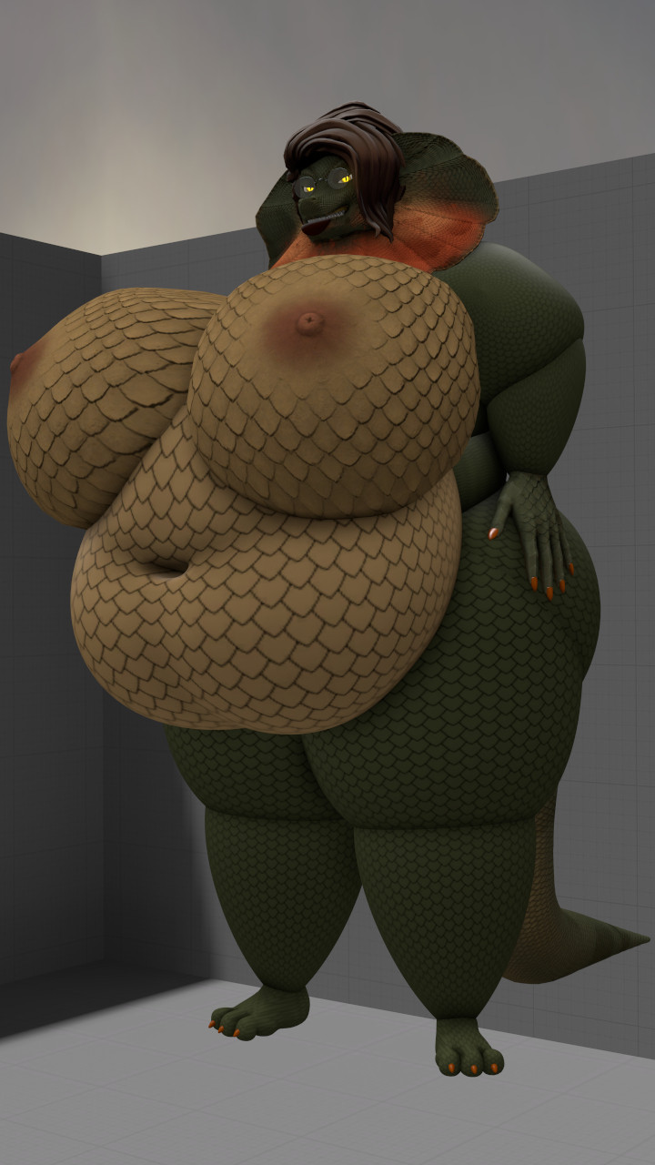 bbw big_breasts breasts cleavage huge_breasts kingofthekabuto nipples overweight queenofthekabuto thick_thighs wide_hips