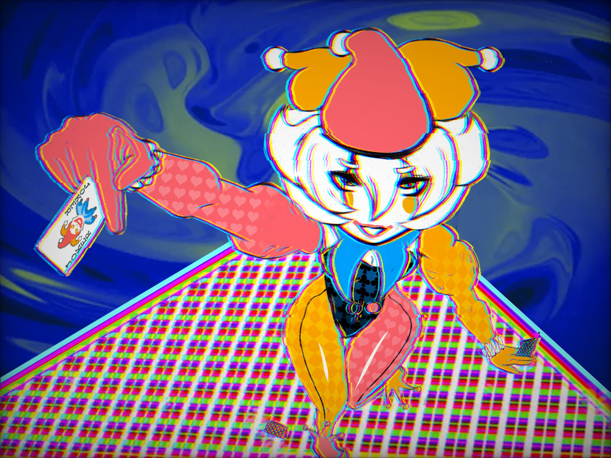 1boy, balatro, clown, femboy, jester, jimbo (balatro), male, tagme