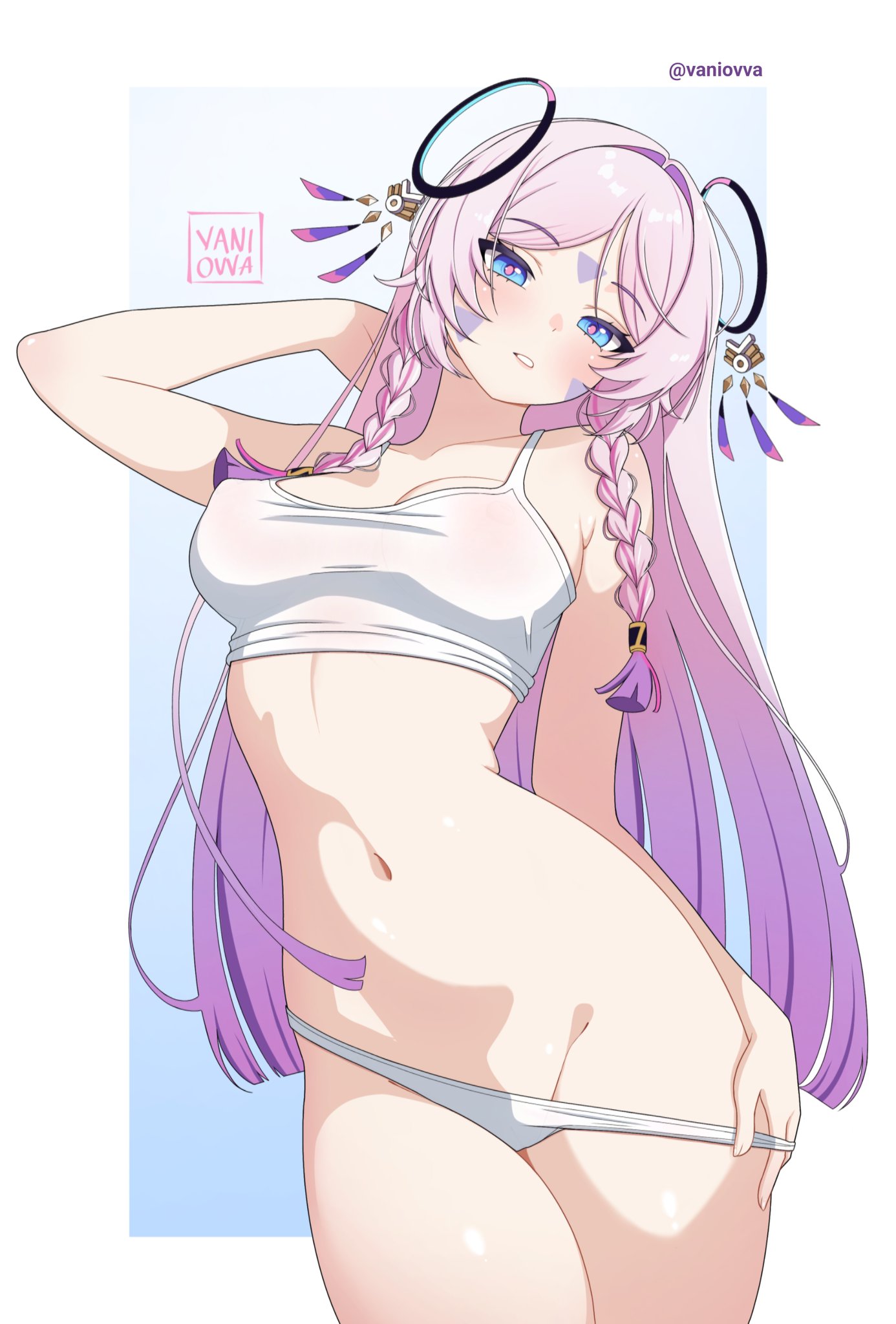 big breasts, big butt, big thighs, big titties, breasts, citlali (genshin impact), clothing, curvaceous, curvaceous female, curvaceous figure, curvy, curvy figure, curvy hips, female, female only, genshin impact, long hair, looking at viewer, mihoyo, pink hair, vaniovva
