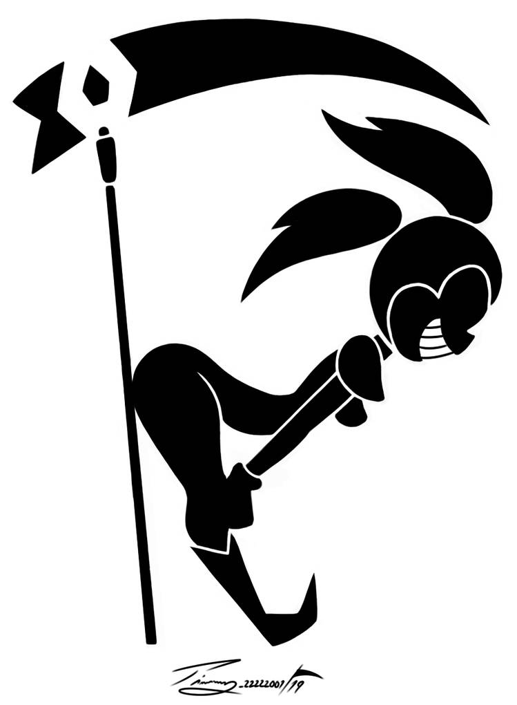 1girls black_and_white cartoon_network silhouette solo spinel_(steven_universe) steven_universe timmy22222001