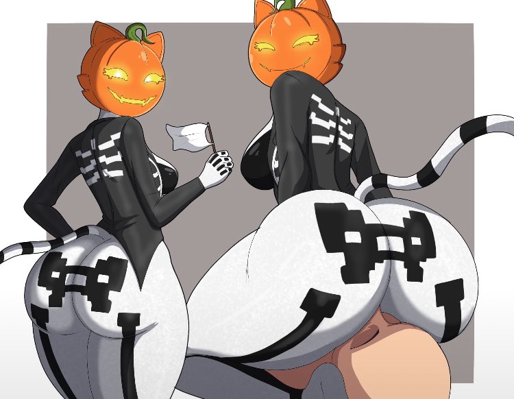 ass, big ass, big breasts, breasts, cat ears, cat tail, catgirl, fortnite, fortnite: battle royale, halloween, huge ass, sugar (fortnite), thick ass, thick thighs, thighhighs, thighs