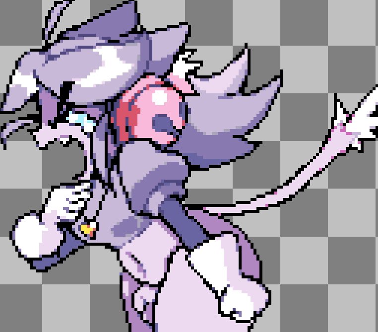 1futa, angry, artist request, cat ears, cat tail, catgirl, crying, deltarune, deltarune chapter 5, dickgirl, female, flaccid, flaccid penis, futanari, gray hair, irritable ghost (deltarune), mad mew mew, mew mew (undertale), partially clothed, pixel art, sideview, tears, uncircumcised, uncircumcised penis