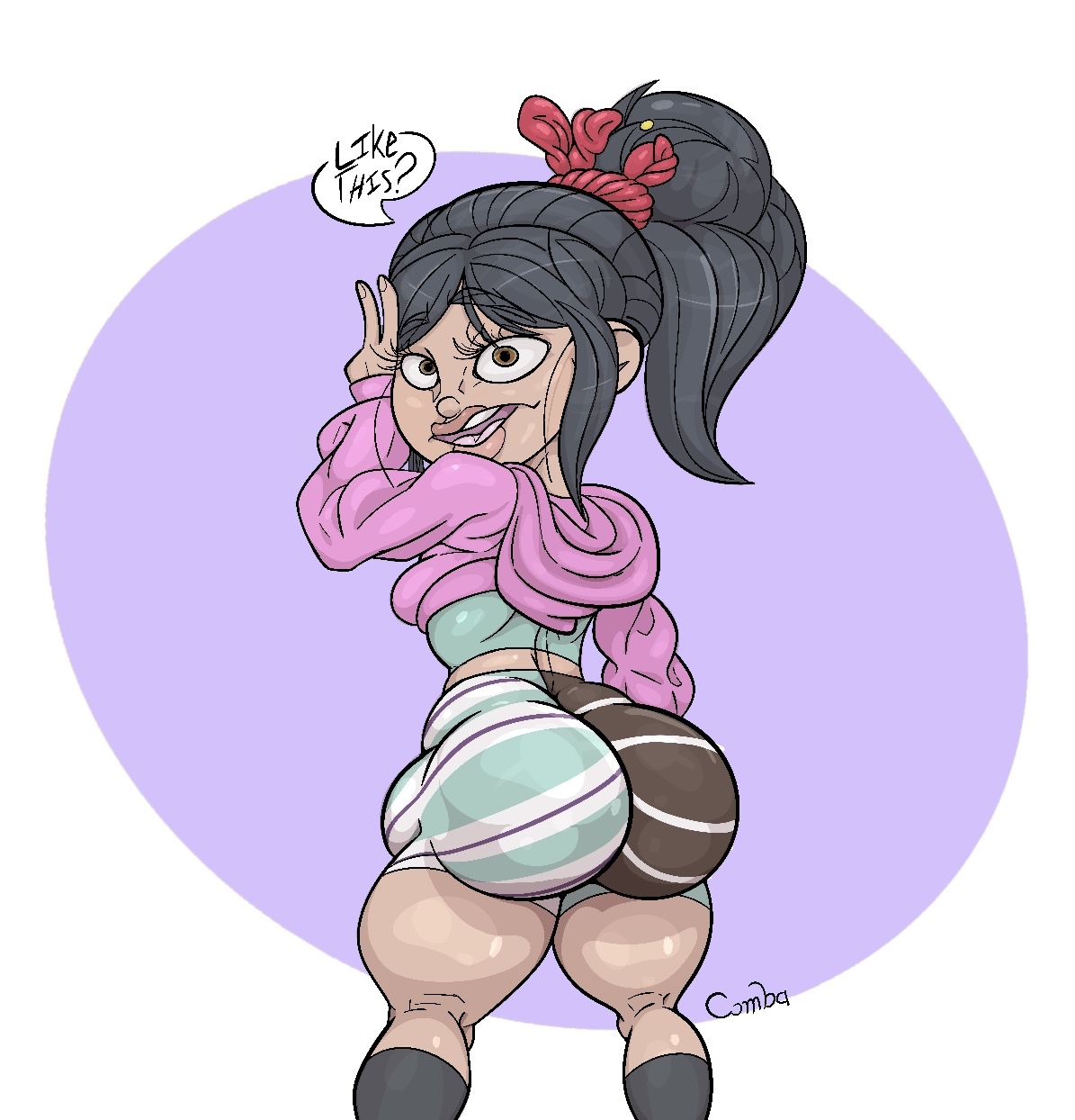 comba, edit, tagme, vanellope von schweetz, wreck-it ralph