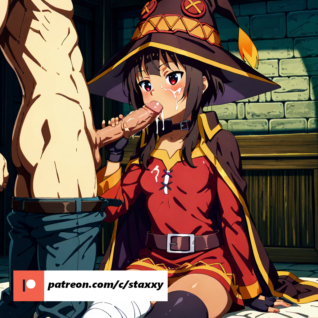 ai_generated aqua curvaceous curvaceous_ass curvaceous_body curvaceous_female curvaceous_figure curvaceous_hips curvaceous_teen curvaceous_thighs curvy curvy_ass curvy_body curvy_female curvy_figure curvy_hips curvy_thighs kazuma_satou kono_subarashii_sekai_ni_shukufuku_wo! konosuba konosuba:_god&#039;s_blessing_on_this_wonderful_world! megumin red_eye red_eyed_female red_eyes
