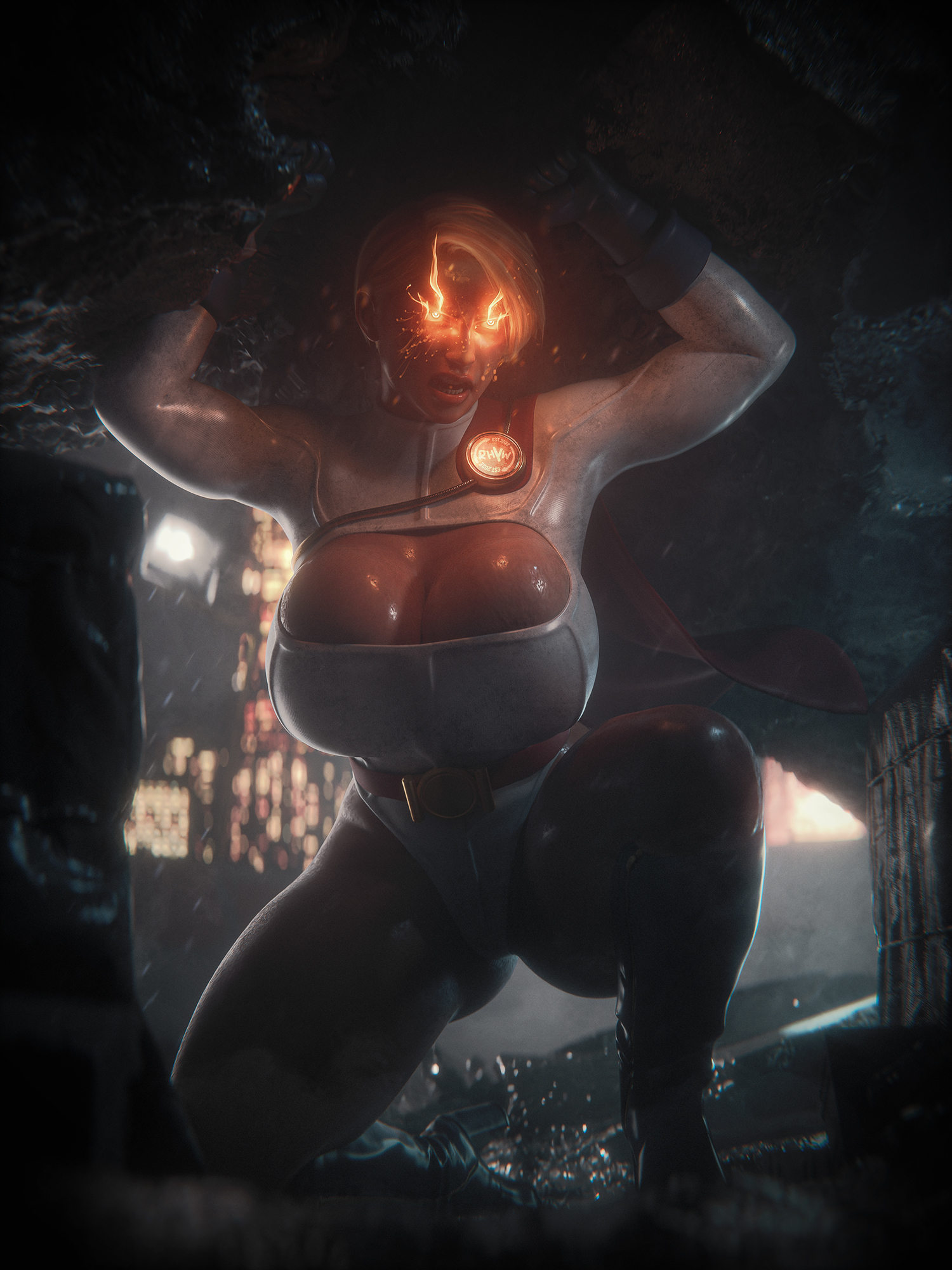 1girls, 3d, alien, alien girl, alien humanoid, ass, big ass, big breasts, blonde female, blonde hair, breasts, bust, busty, chest, curvaceous, curvy, curvy figure, dc, dc comics, female, hips, hourglass figure, huge ass, huge breasts, humanoid, justice league, justice society of america, kara zor-el, karen starr, kryptonian, large ass, large breasts, legs, light skin, light-skinned female, mature, mature female, power girl, rhywlad, signature, slim waist, superman (series), text, thick, thick hips, thick legs, thick thighs, thighs, voluptuous, waist, wide hips