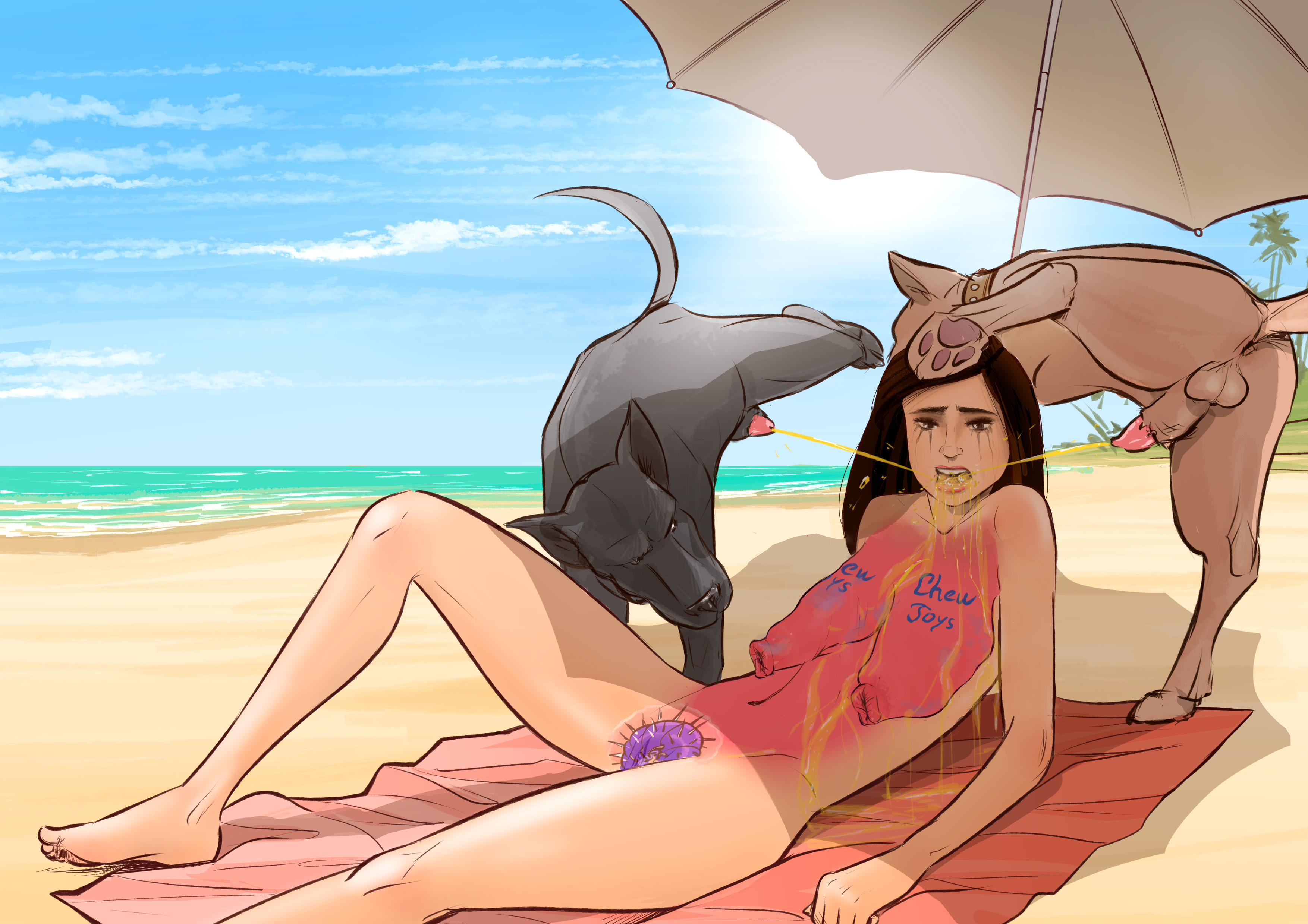 bestiality, biting, bladder desperation, bladder penetration, breast deflation, breast invasion, breasts, crying, deflated breasts, disarten, expansion, female, female urethral insertion, frustrated, gaping, gaping nipples, genital mutilation, mia khalifa, nipple expansion, nipple growth, nipple growth (enlargement), nipples, nudity, parasite, peeing, peeing in mouth, peeing on another, peeing together, piss, public, pussy, red hair, streamer, sunburn, sunburnt, urethral insertion, urethral invasion, urination, urine in mouth, vaginal urethral insertion, watersports, why, zoophilia