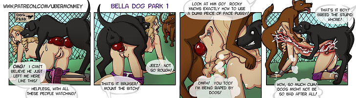 2d, anal, anal sex, ass, balls, blonde hair, breasts, canid, canine, canine on human, canine penis, canis, comic, cum, cum in ass, cum in mouth, cum inside, deepthroat, dog walking, doggy style, domestic dog, female, feral, feral on female, feral on human, feral penetrating, hairless pussy, human penetrated, irrumatio, knot, knotting, male, oral, original, penis, prostitution, pussy, small breasts, speech bubble, spitroast, threesome, ubermonkey, x-ray, zoophilia