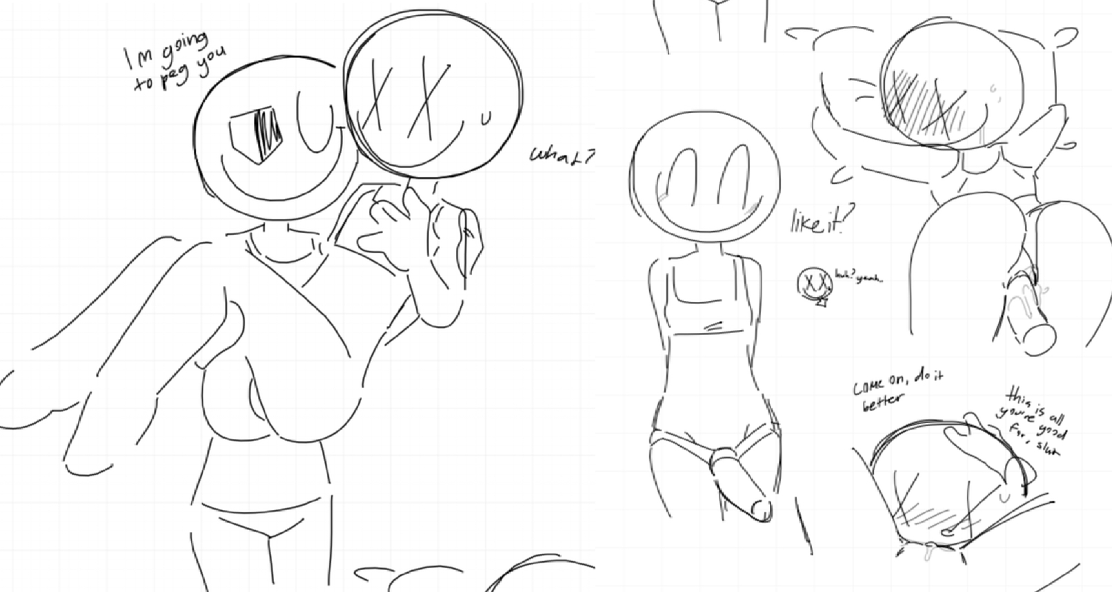 64astr0, dozer (grace), female, grace (roblox), kookoo (grace), male, male/female, pegging, roblox, roblox game, self upload, tagme