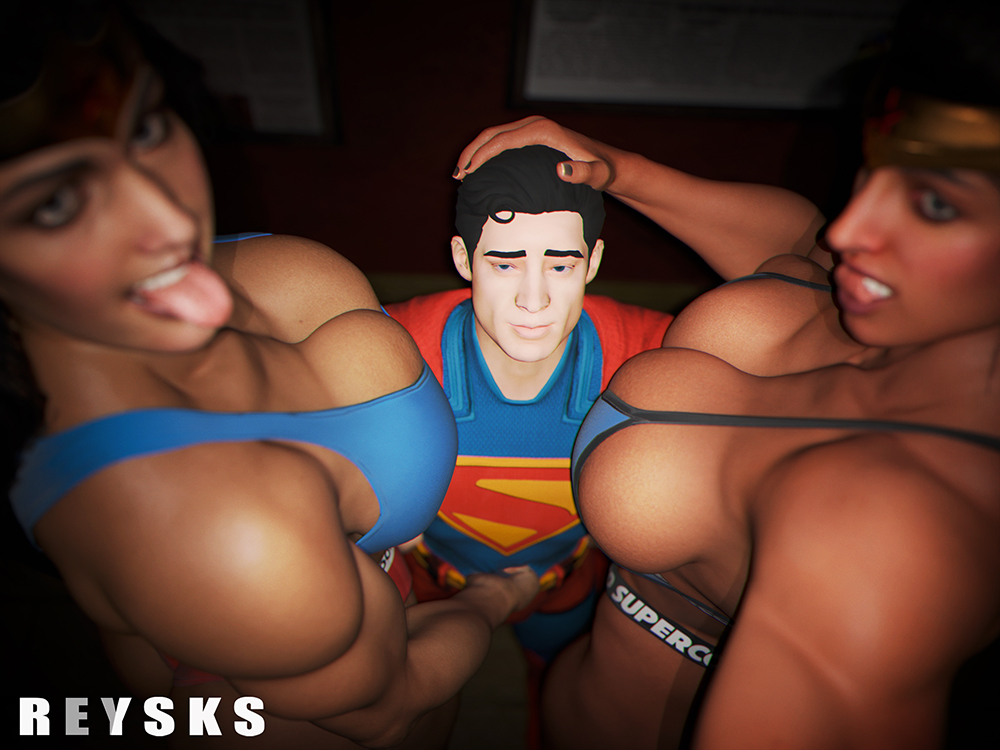1boy, 2girls, 3d, alien, alien boy, alien humanoid, amazon, ass, big ass, big breasts, big thighs, bigger female, breasts, bust, busty, chest, clark kent, curvaceous, curvy, curvy figure, david corenswet, dc, dc comics, dcu, diana prince, digital media (artwork), female, giantess, height difference, hips, hourglass figure, huge ass, huge breasts, huge thighs, injustice 2, justice league, kal-el, large ass, large breasts, large thighs, larger female, legs, light on camera, light skin, light-skinned female, light-skinned male, looking at camera, looking at viewer, macro, macro female, male, male/female, mature, mature female, mature male, muscular, muscular female, rysketches, shorter male, size difference, slim waist, smaller male, straight, suicide squad: kill the justice league, superman, superman (2025), superman (clark kent), superman (dcu), superman (series), tall female, taller female, themysciran, thick, thick hips, thick legs, thick thighs, thighs, voluptuous, waist, wide hips, wide thighs, wonder woman, wonder woman (injustice), wonder woman (series), wonder woman (suicide squad game)