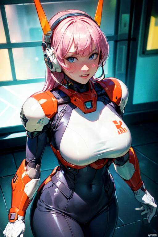 ai_generated large_breasts mega_man mega_man_x minerva_(mega_man) pink_hair