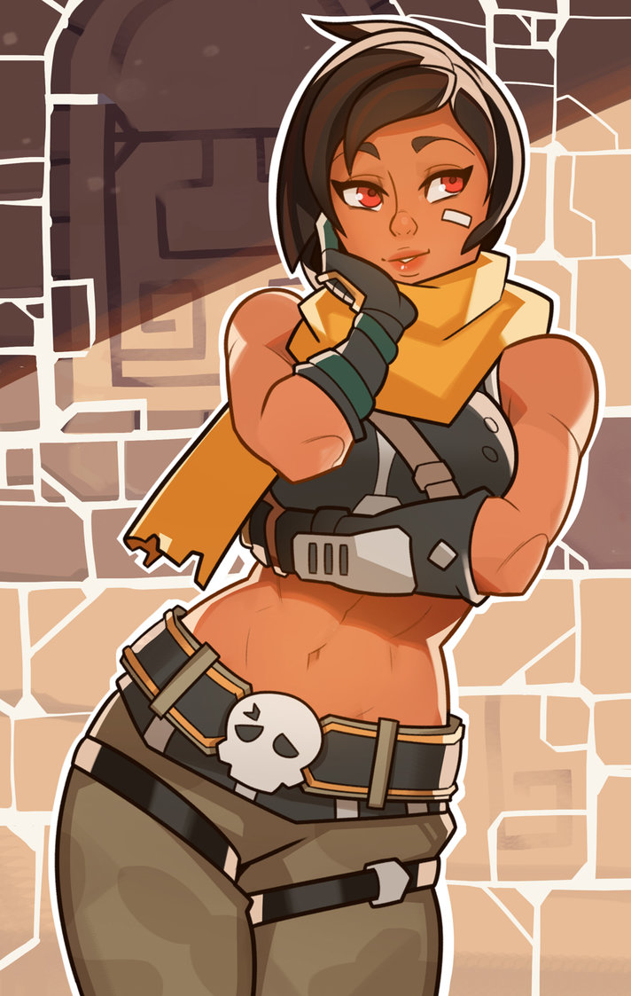 breasts, female, kinessa (paladins), paladins, splashbrush, tagme