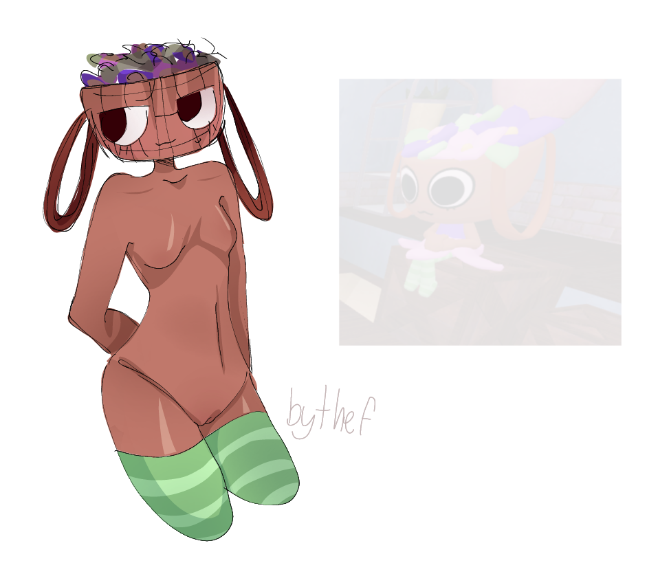 2025 bassie_(dandy's_world) blush brown_skin bythef dandy's_world female first_porn_of_character hot liamai naked nude pussy roblox solo