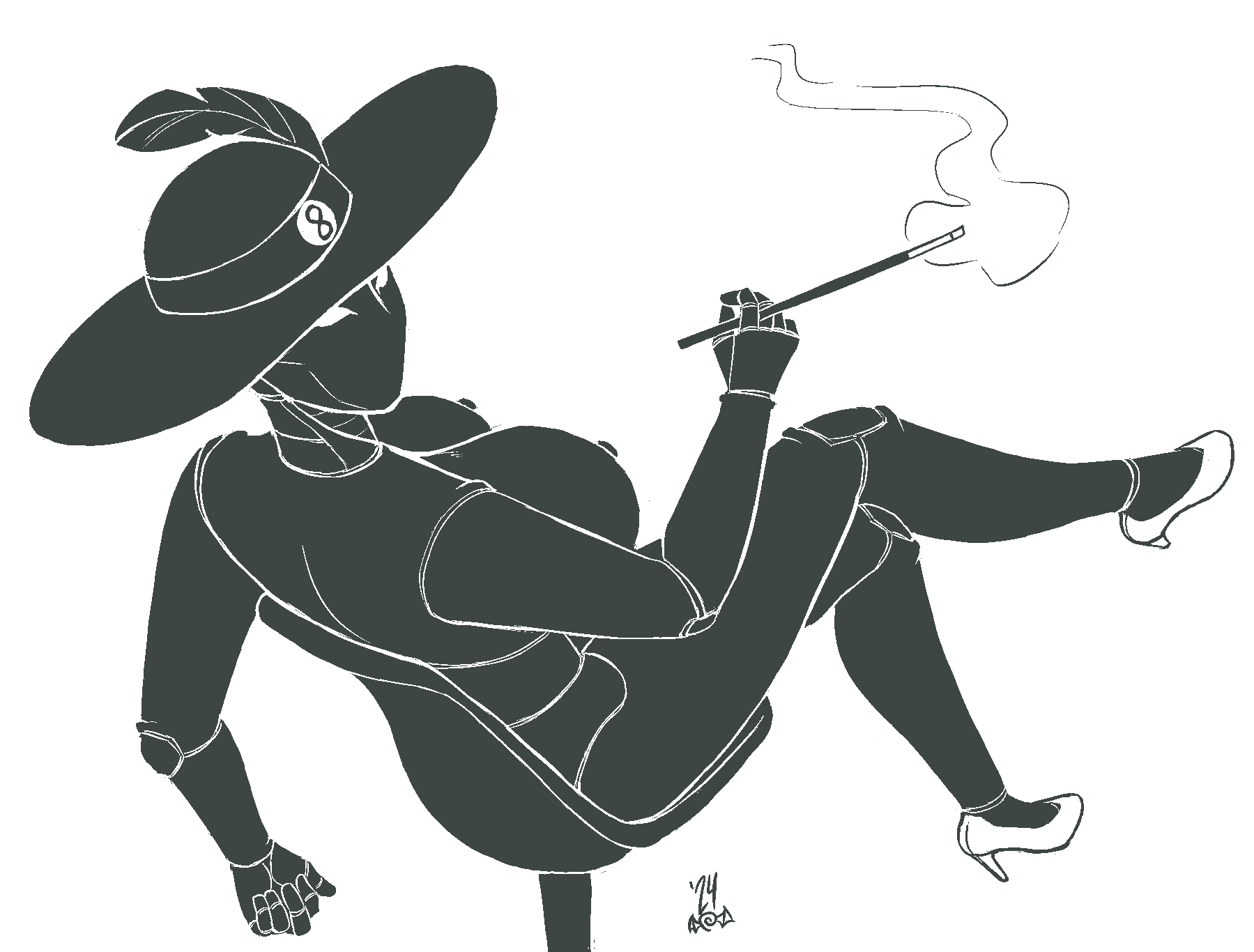 1girls breast breasts breasts carapacian doll doll_joints female female female_focus female_only hat heels heels_only homestuck huge_breasts large_breasts looking_at_viewer mindwipe non-human nude nude_female nudity smoking snowman_(homestuck) solo solo_female