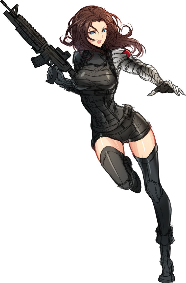 1girls, blue eyes, brown hair, bucky barnes, female, female only, long hair, marvel, marvel comics, rule 63, solo, tagme