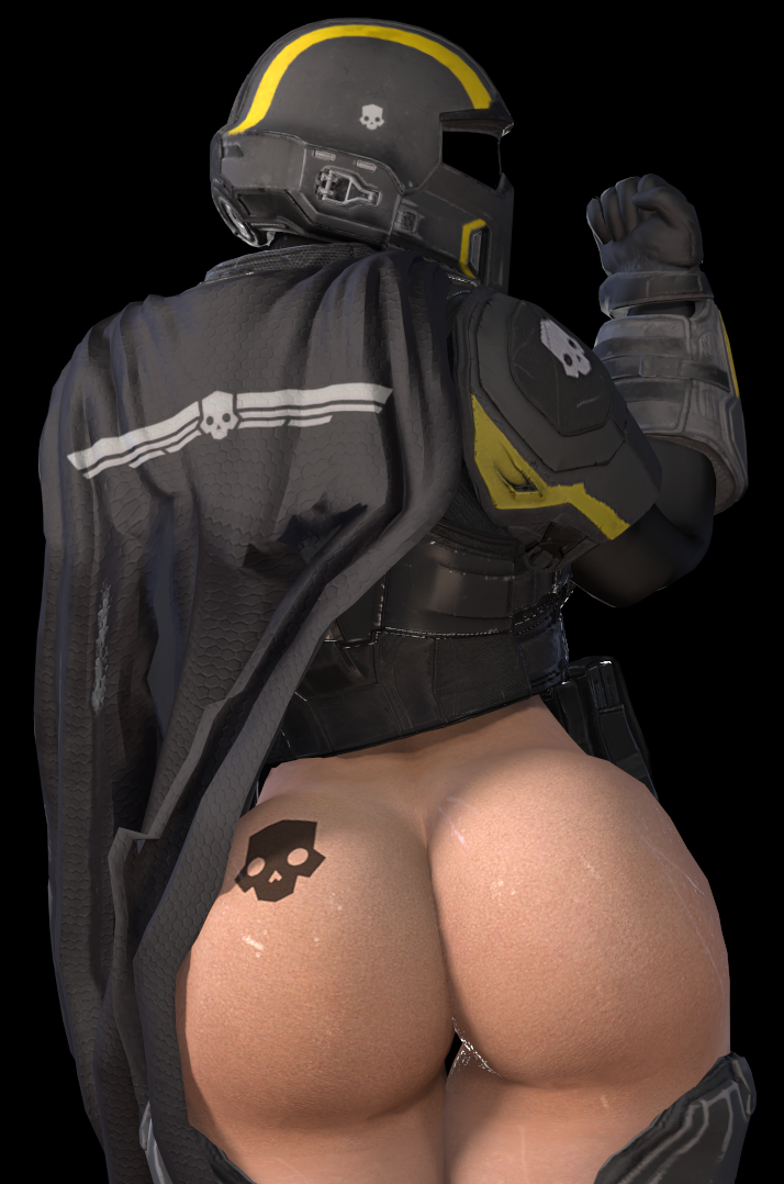 1girls 3d 3d_(artwork) big_ass cape fat_ass helldivers helldivers_2 helmet mrbagheadman sfm source_filmmaker tattoo