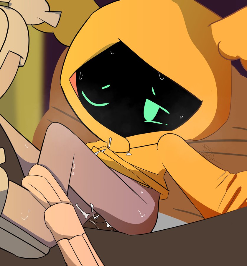 2boys anal anal_sex anal_sex blurred_background blurry_background brown_skin cum cum_in_ass cum_inside cumming cumming_from_anal_sex cumming_in_ass cumming_while_penetrating dark-skinned_male dark_skin gay gay_sex green_eyes hidden_face hoodie hoodie_lift hoodie_only hoodie_up human humanoid long_sleeves male male/male male_only male_penetrated male_penetrating miruma_(rfujiyama2) naughtyfey obscured_eyes on_pillow pants_around_one_leg pants_down partially_clothed precum sandals sweat sweatdrop sweating underwear_around_one_leg yellow_hoodie