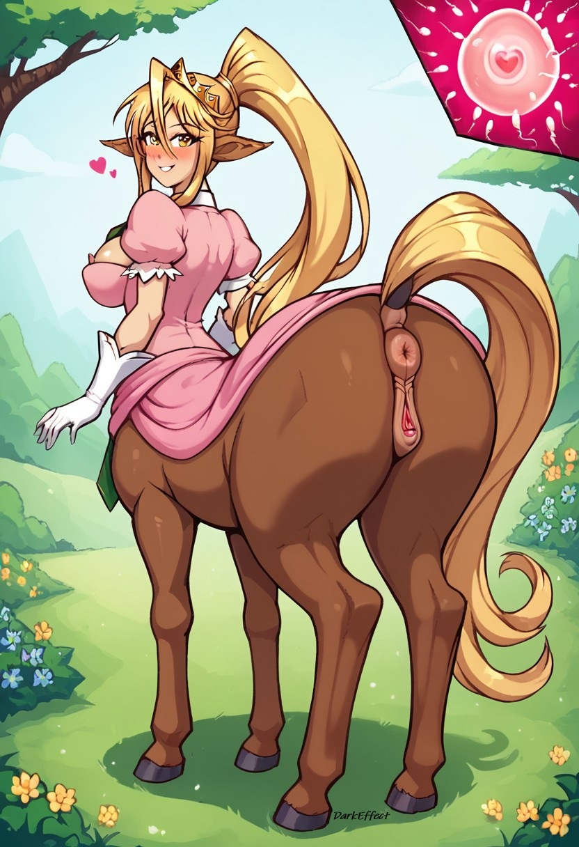 ai_generated anatomically_correct_anus anatomically_correct_genitalia anatomically_correct_pussy anus brown_fur centaur character_fusion darkeffect equine equine_anus equine_genitalia equine_pussy fusion fusion_character pussy