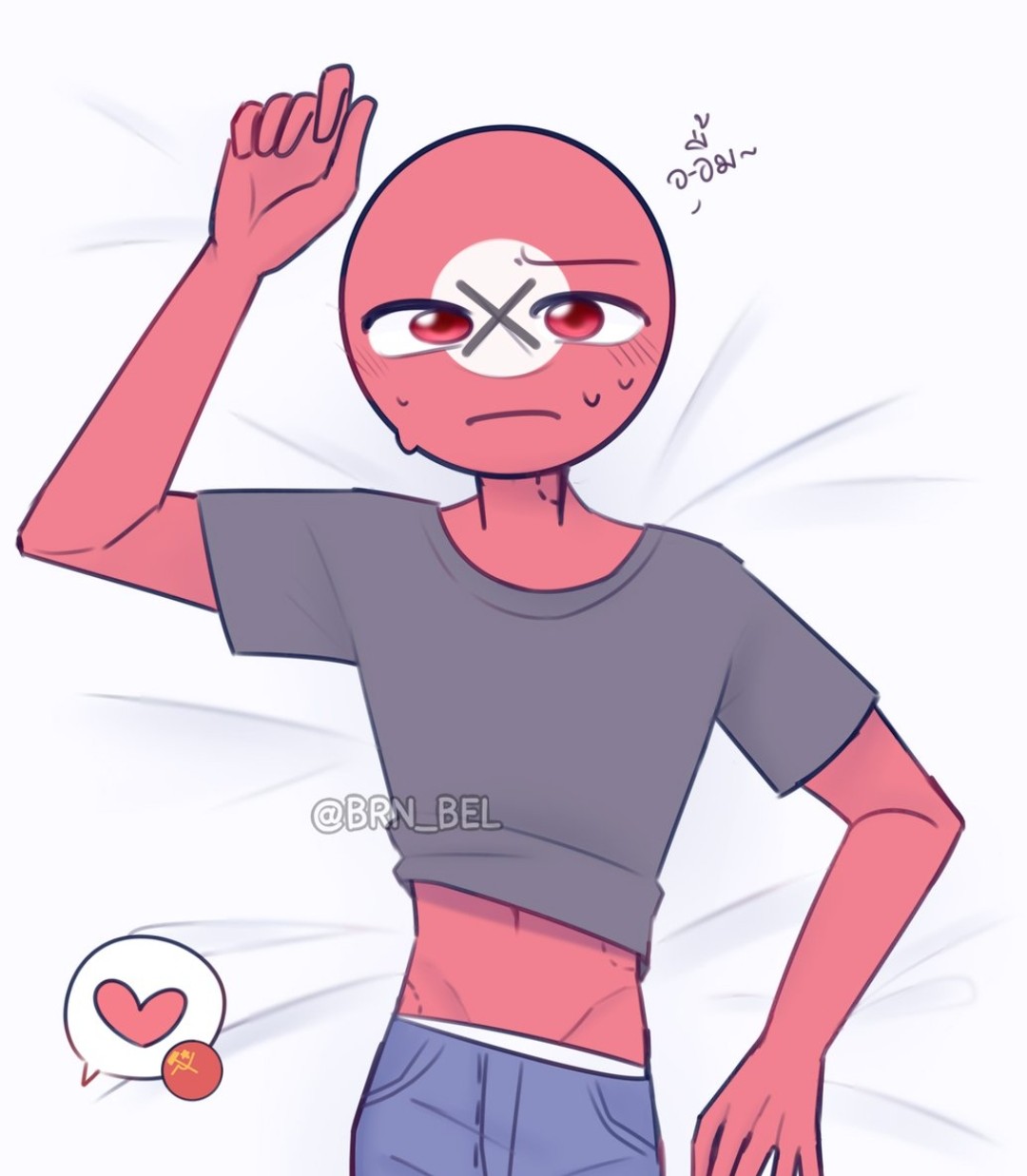 2boys countryhumans gay_sex male/male partially_clothed soviet_union_(countryhumans) submissive_male thai_text third_reich_(countryhumans) yaoi